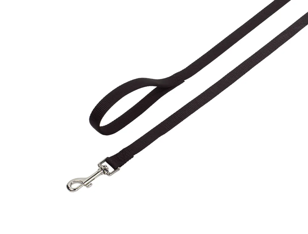 Nobby Hundeleine Führleine Classic 1,2 m x 1,5 cm schwarz 