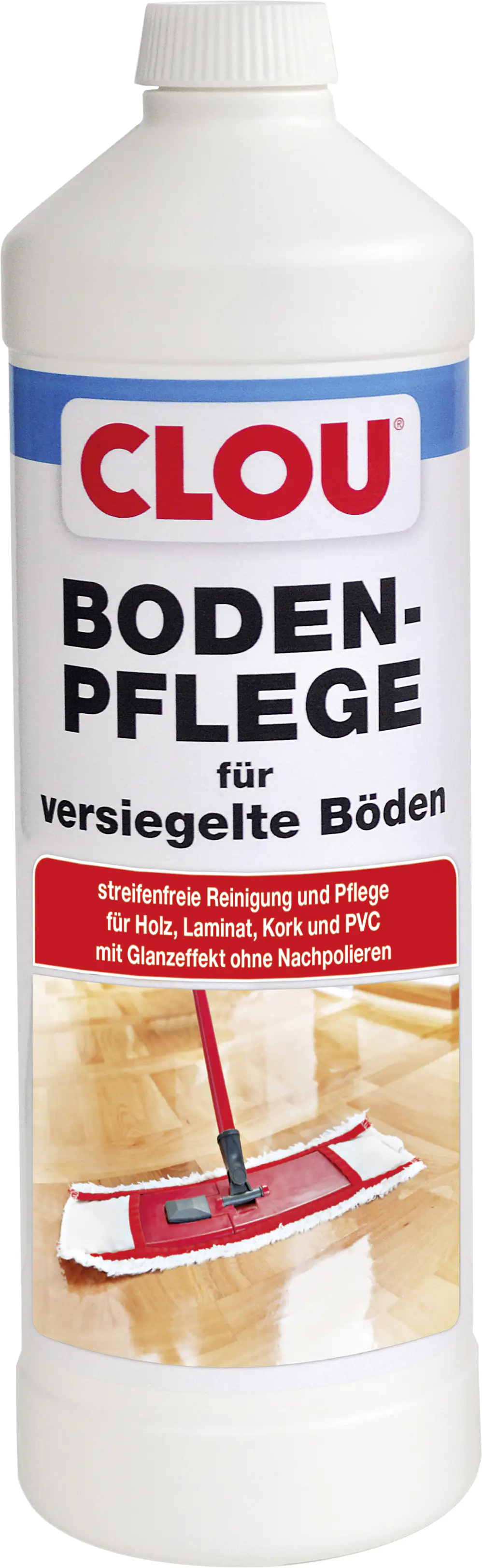 Clou Bodenpflege für versiegelte Böden 1 L
