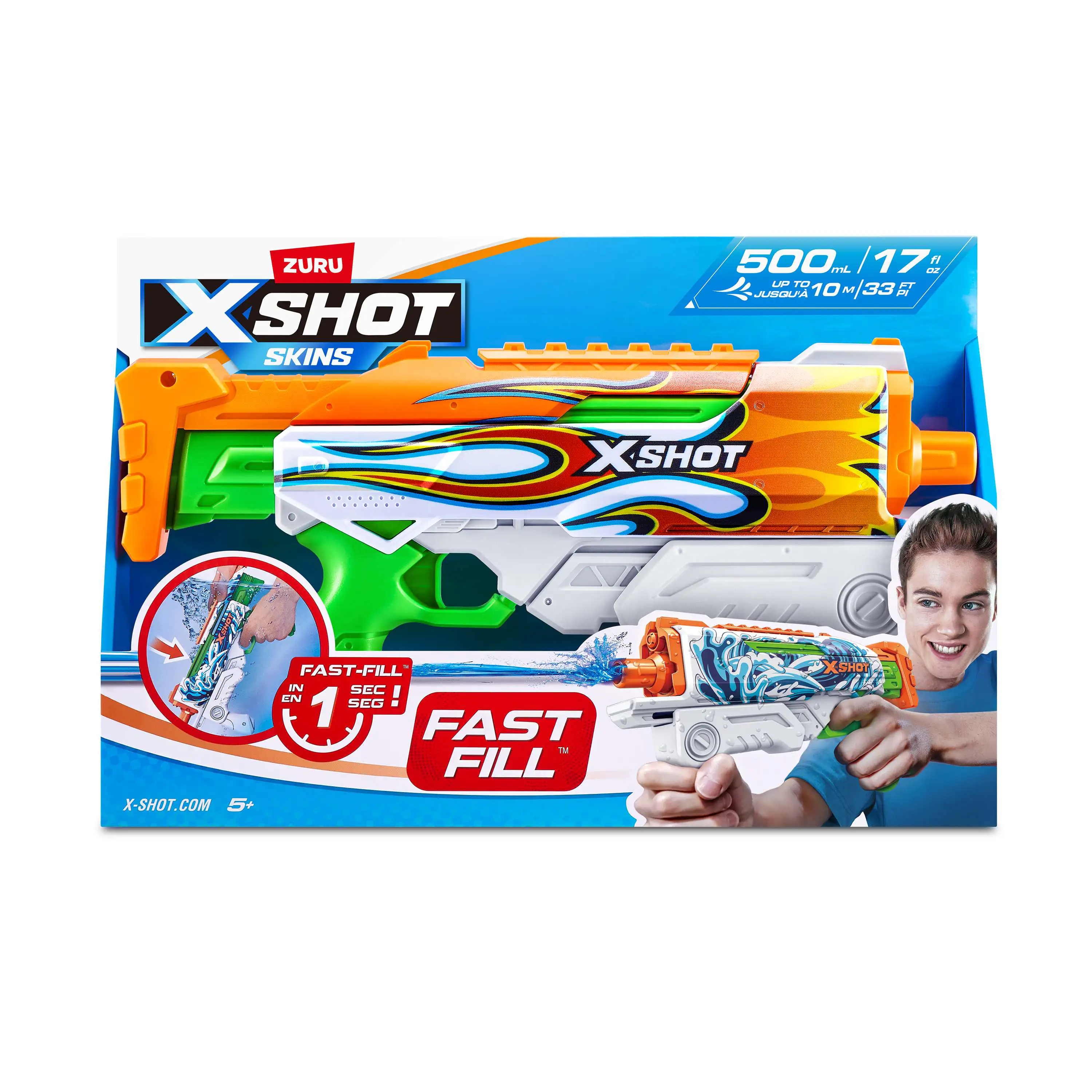 Zuru Wasserpistole X-Shot Skins Hyperload Water Fast Fill Zuru Wasserpistole X-Shot Skins Hyperload Water Fast Fill