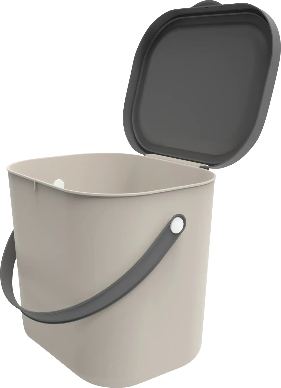 Rotho Mülltrennungssystem Albula 6 L cappuccino Recyclingbehälter Rotho Mülltrennungssystem Albula 6 L cappuccino Recyclingbehälter