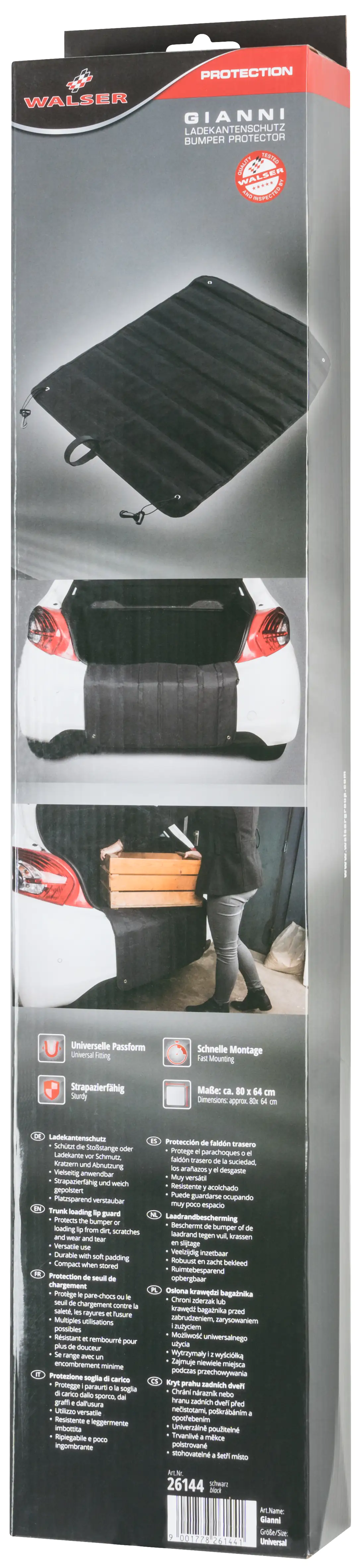 9001778261441_006 Walser Ladekantenschutz 1-teilig 80x64cm