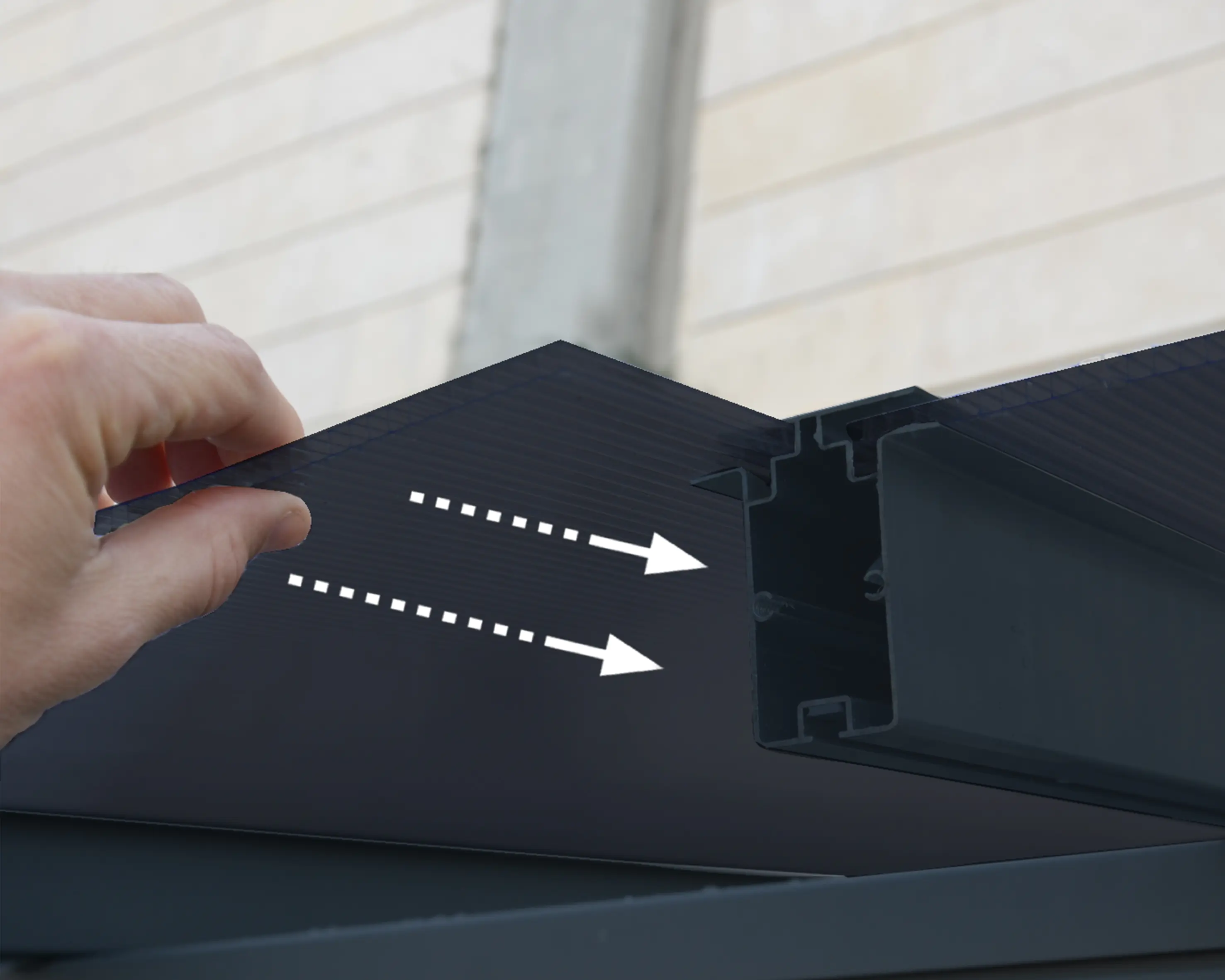 Canopia Terrassenüberdachung Capri 3x9.15