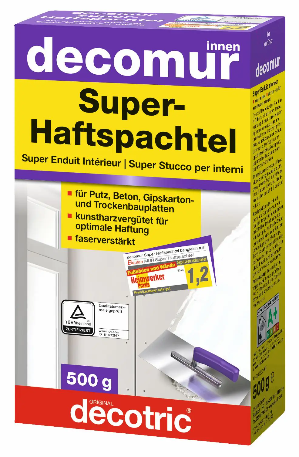 Decotric Decomur Super-Haftspachtel 500 g