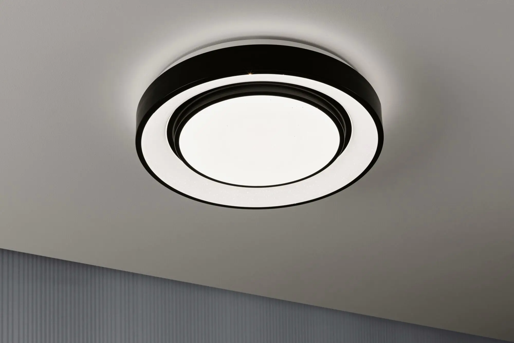 Paulmann LED Deckenleuchte Rainbow schwarz weiß Ø 37,5 cm RGBW Paulmann LED Deckenleuchte Rainbow schwarz weiß Ø 37,5 cm RGBW