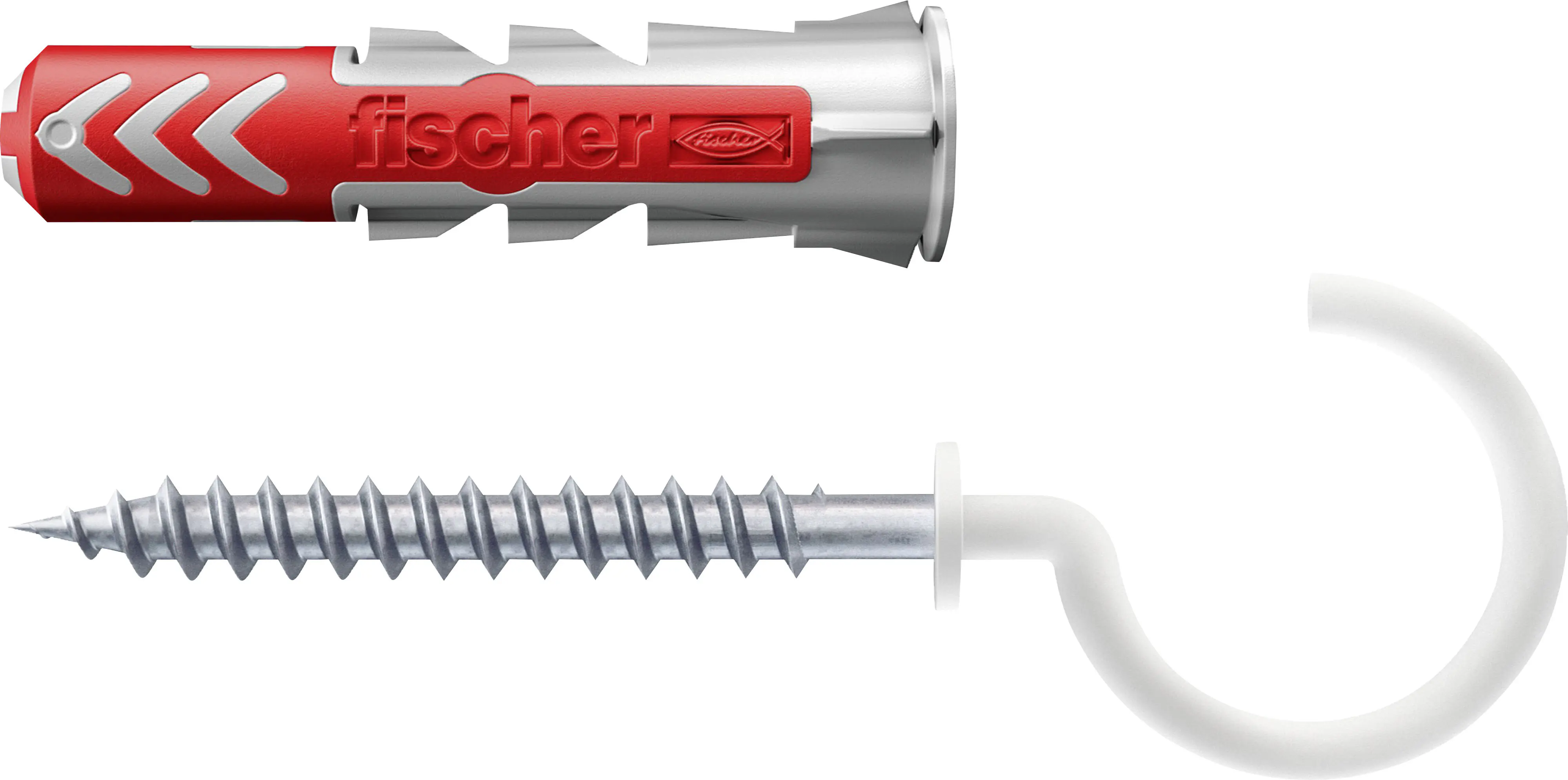 Fischer Dübel-Set DuoPower RH 6 x 30 mm mit Rundhaken - 6 Stück