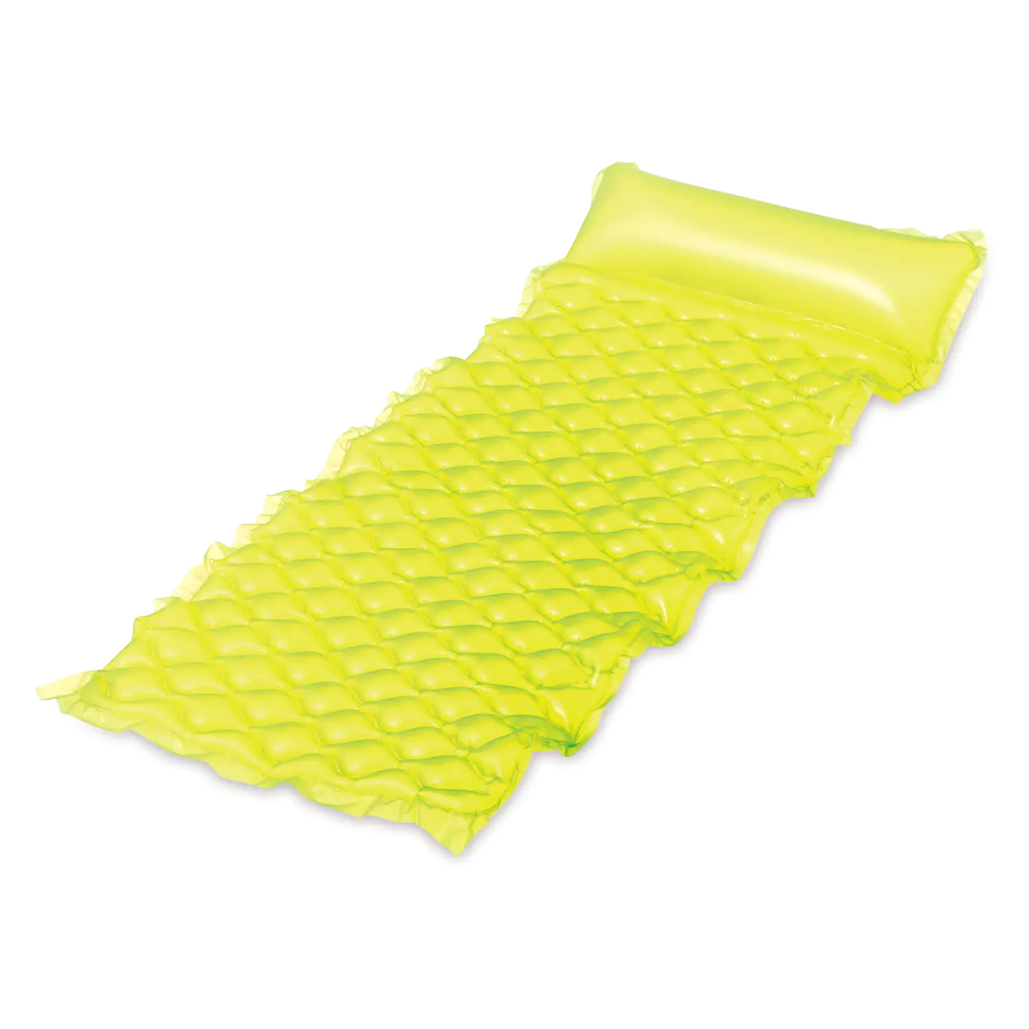 4895215115139 Summer Waves Luftmatratze Komfort neon gelb 1,75 m x 80 x 17 cm