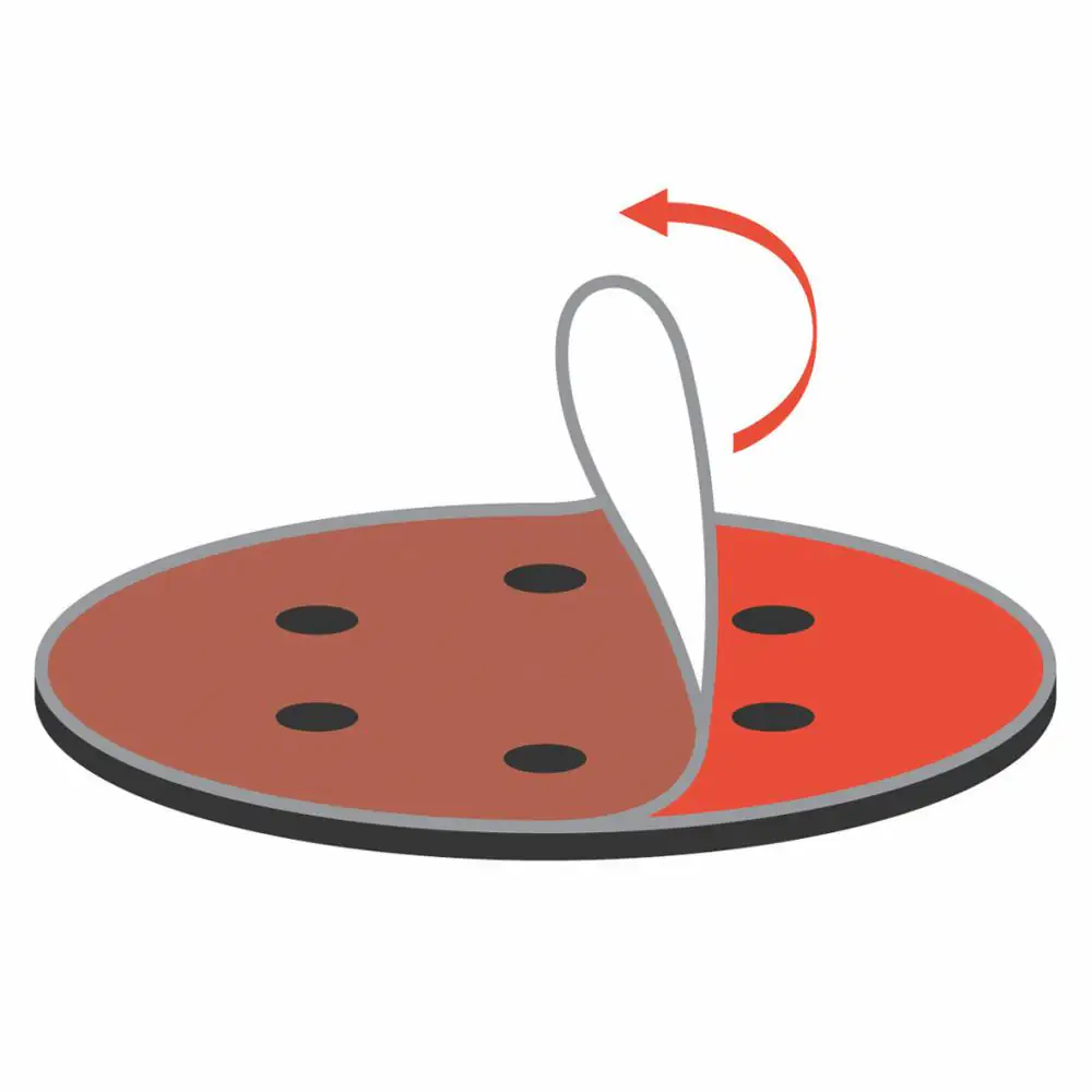 Wolfcraft Haftschleifscheiben K120 Ø 115 mm Korund 5 Stück