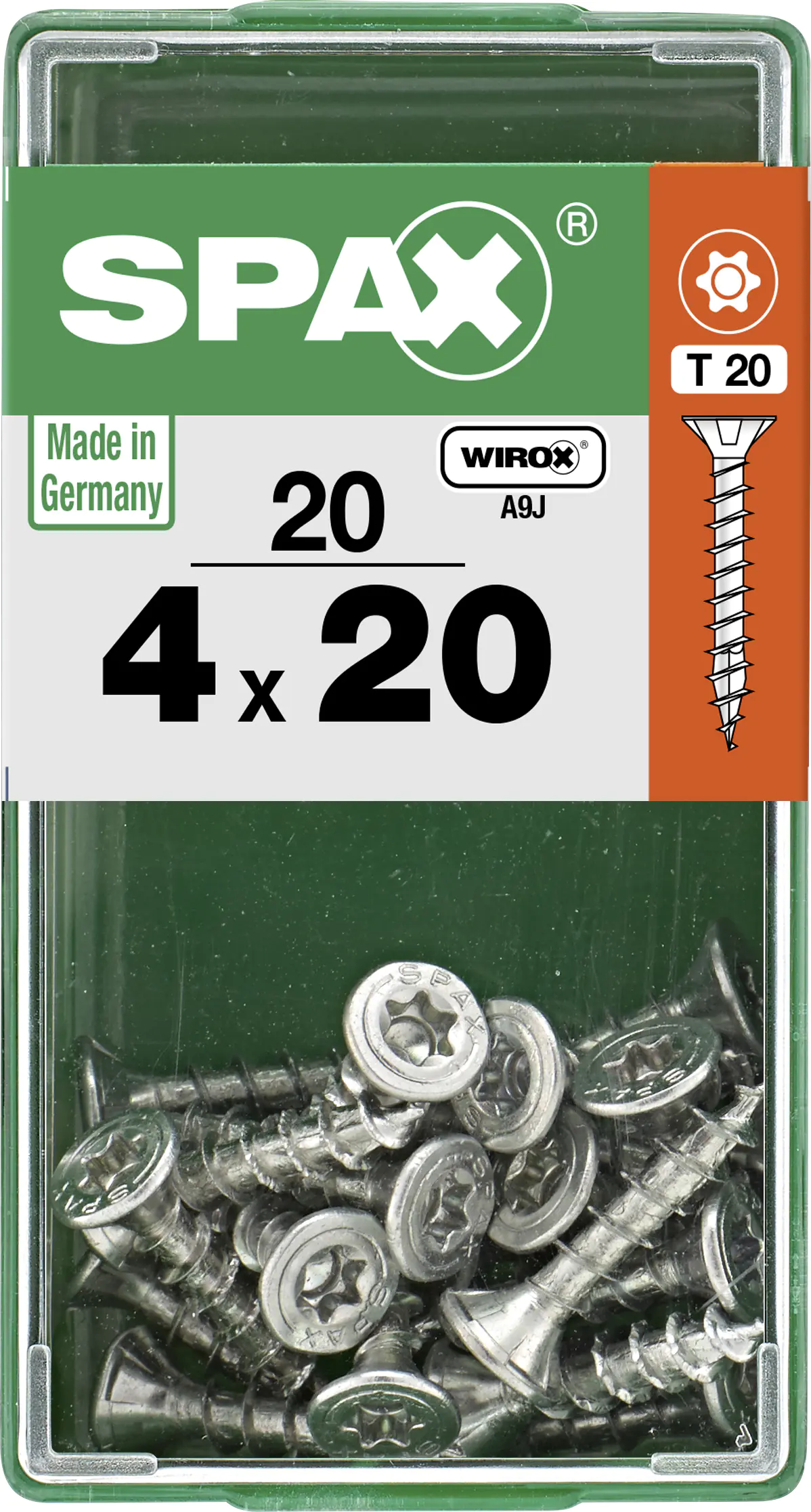 Spax Universalschrauben 4.0 x 20 mm TX 20 - 20 Stk.