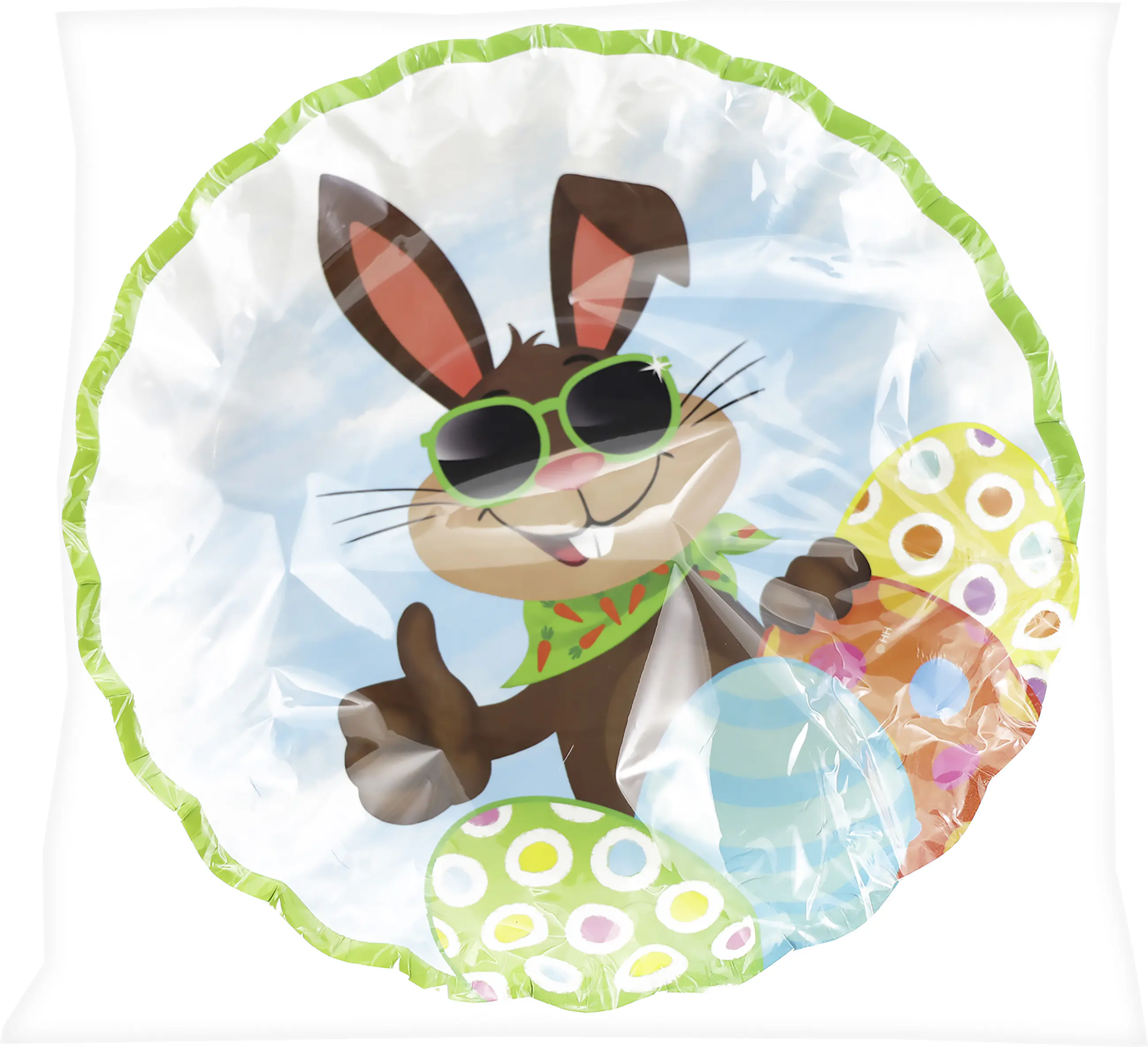 Pappteller Osterhase rund Ø 23 cm 2 Stück