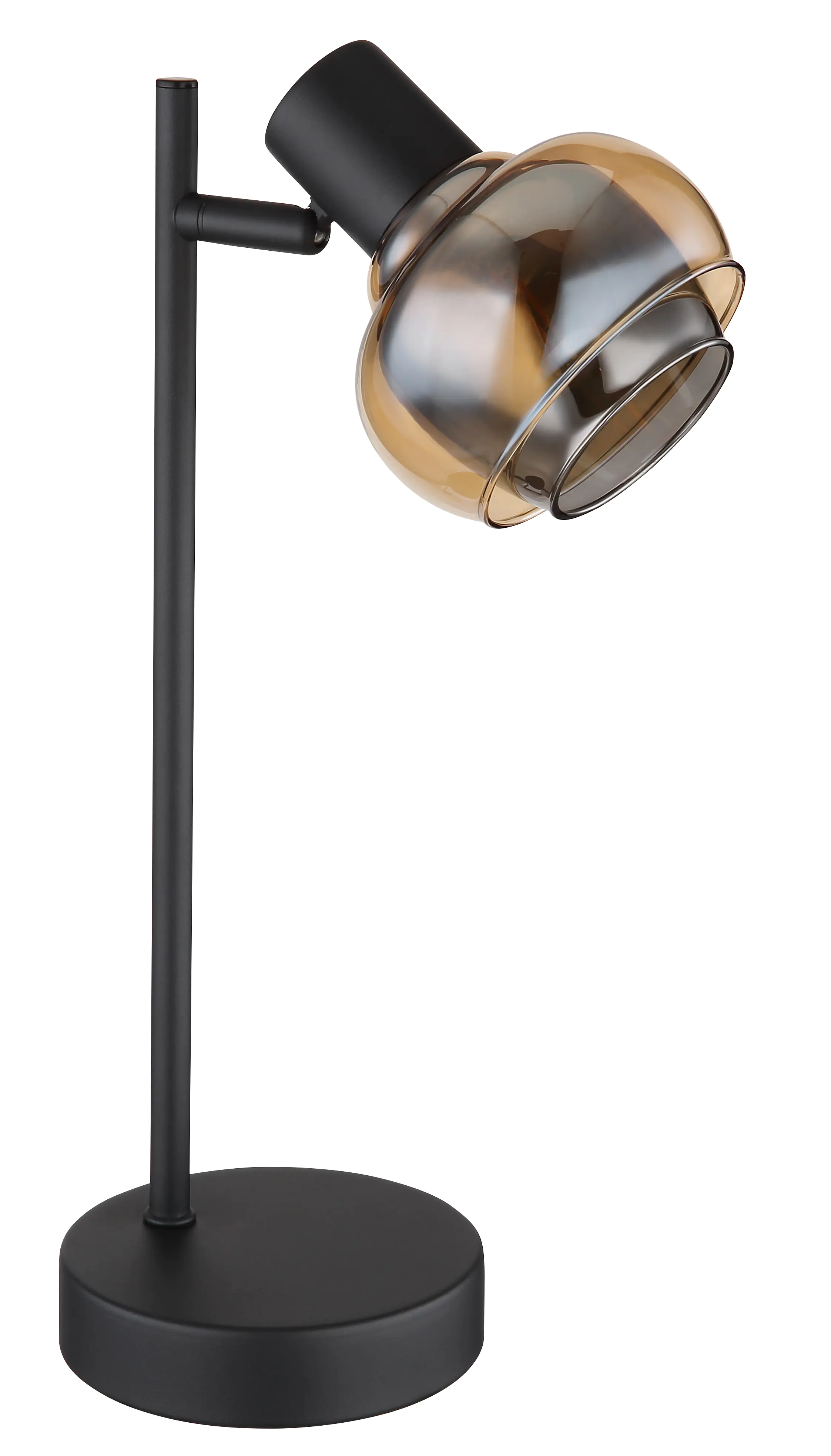 Globo Tischleuchte Tokki schwarz matt 14,5 x 14,5 x 35 cm E14