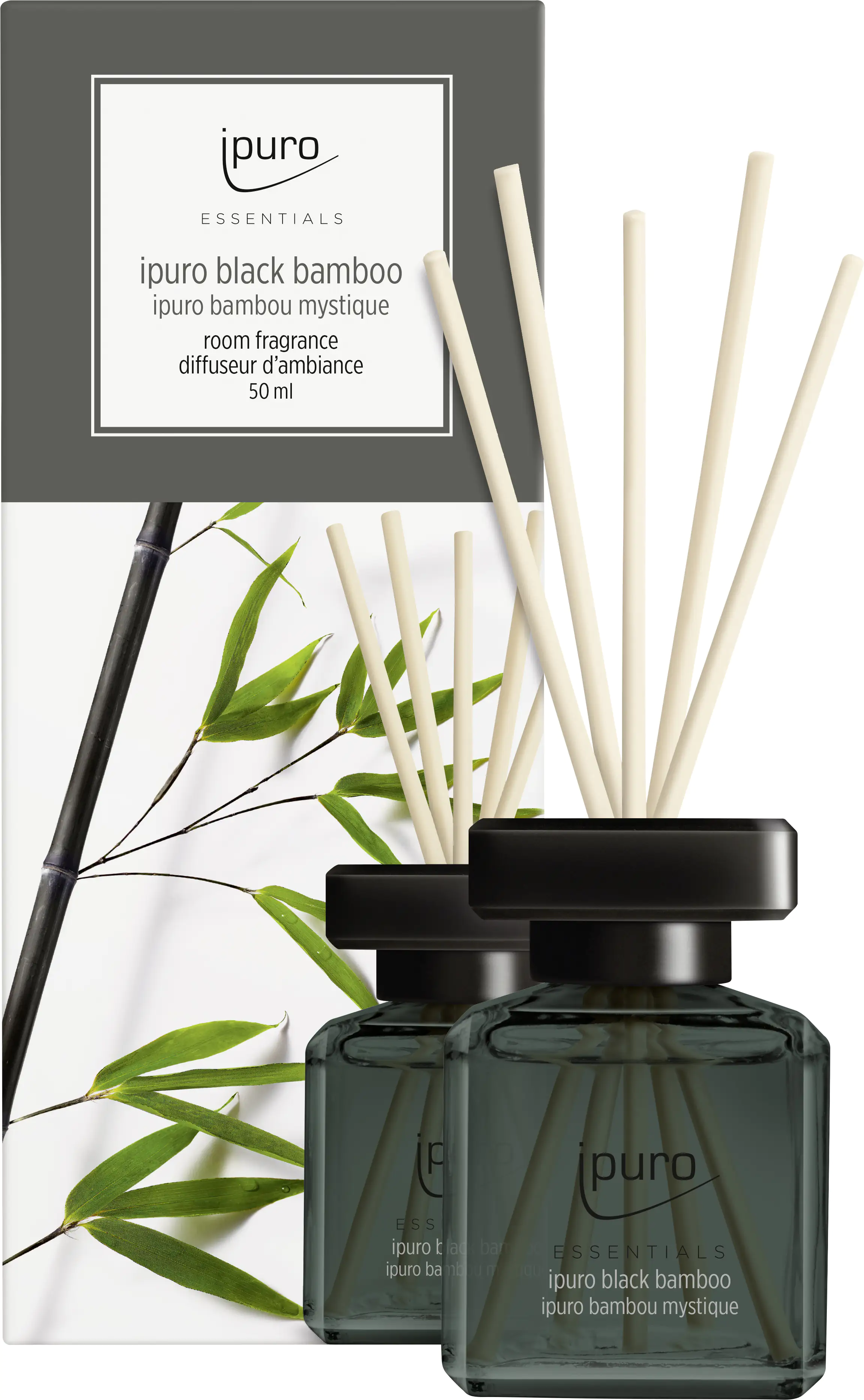ipuro ESSENTIALS Raumduft Black Bamboo 50 ml
