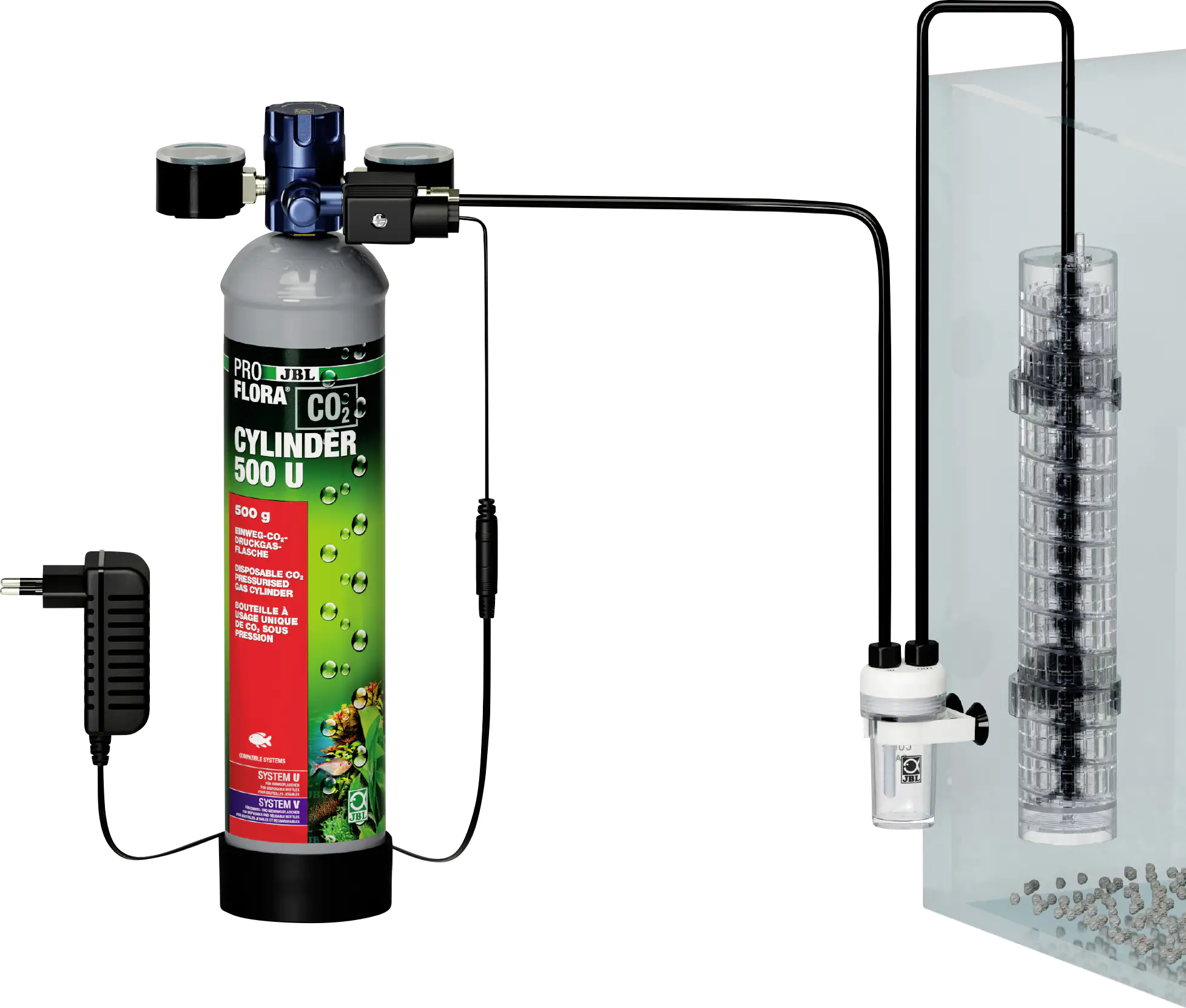 JBL Proflora CO2-Düngeanlage Advanced Set U Komplettset