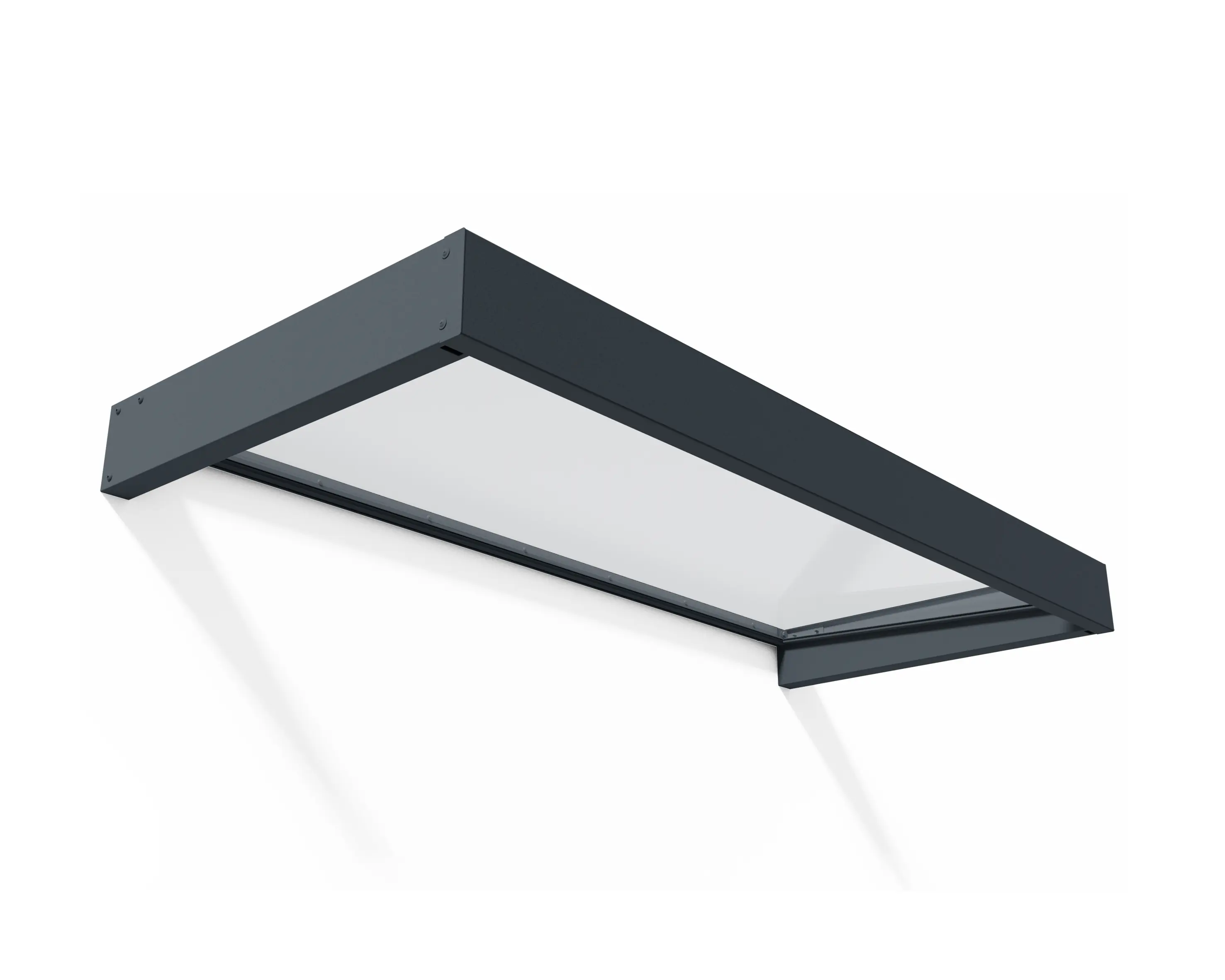 Canopia Vordach Sophia 2150 Grau Alu 215 x 95 cm Canopia Vordach Sophia 2150 Grau Alu 215 x 95 cm