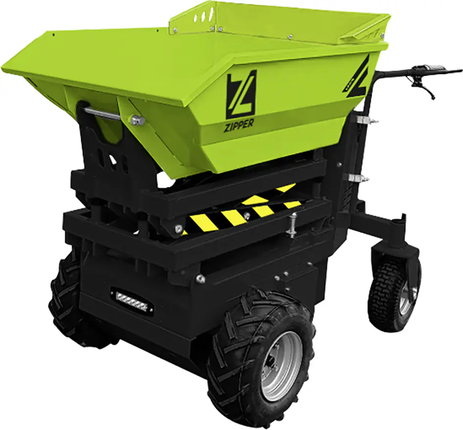 Zipper Elektro-Rad-Dumper ZI-ED600HKS mit Scherenhubfunktion