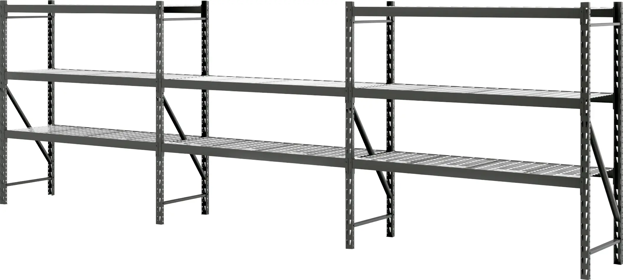 Ar Shelving Schwerlastregal Welded Rack Stahl 183 x 196 cm 4 Böden 2600 kg