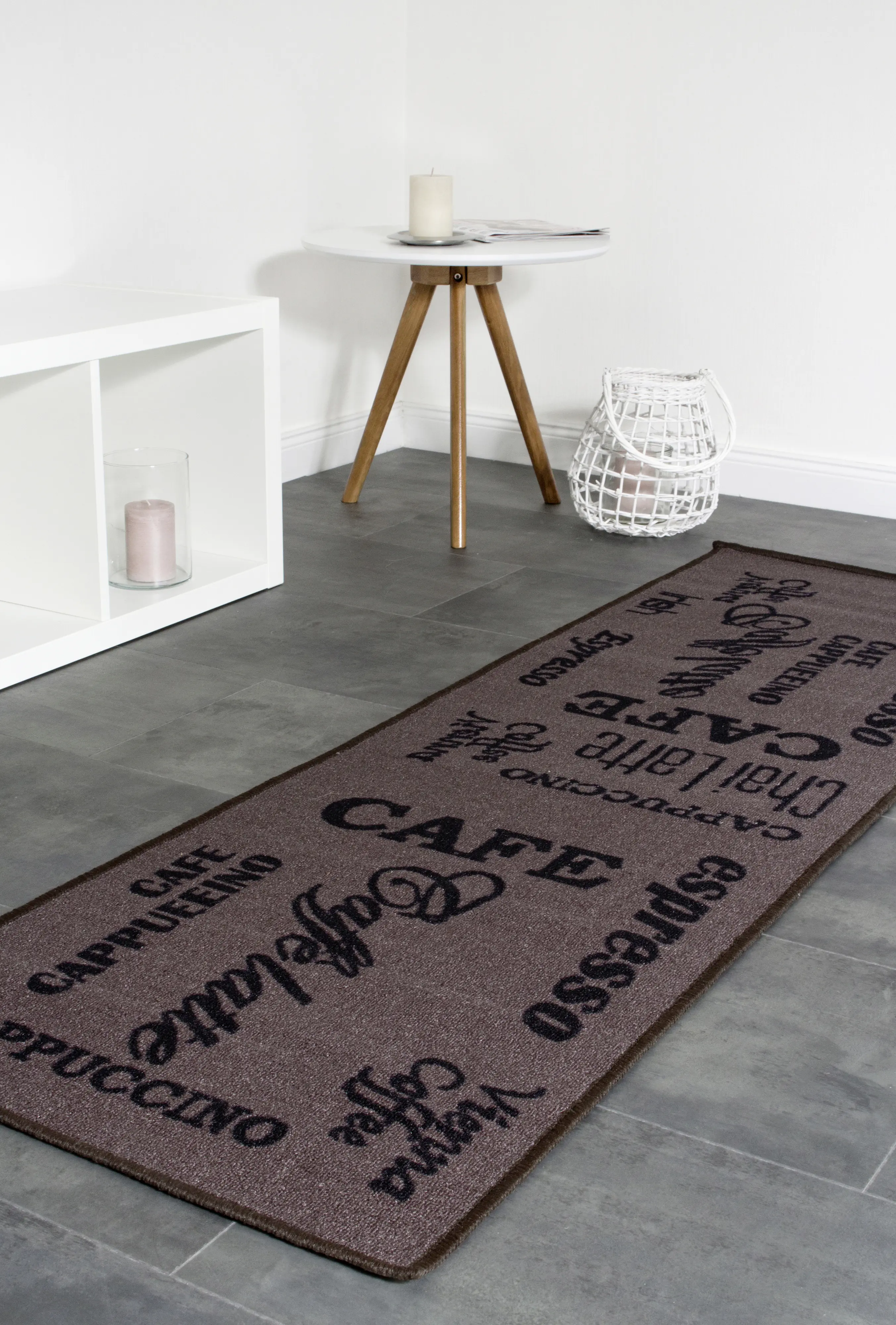 Andiamo Küchenläufer Espresso braun, 57 x 180 cm