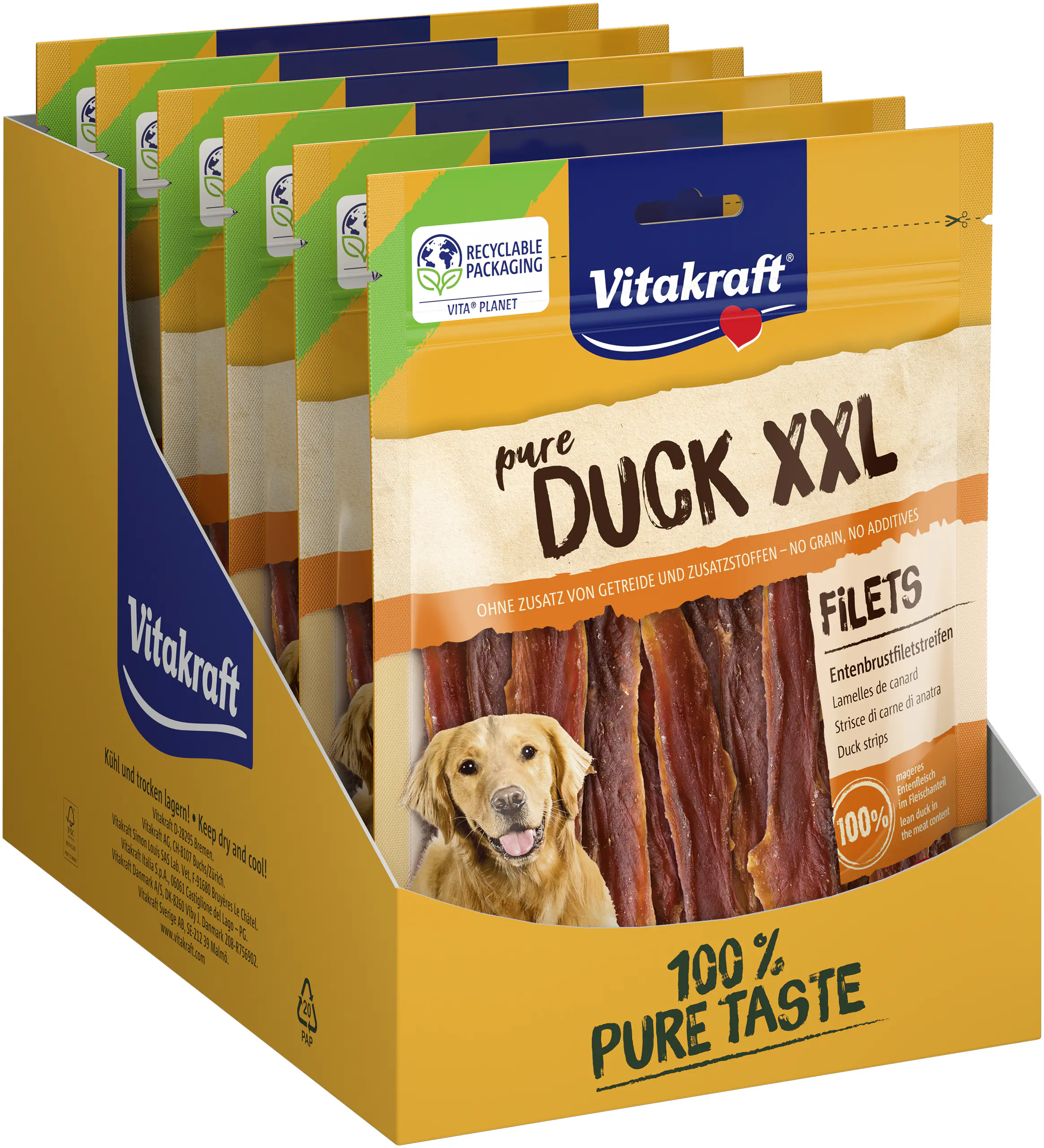 Vitakraft DUCK XXL Entenfleischstreifen 250 g