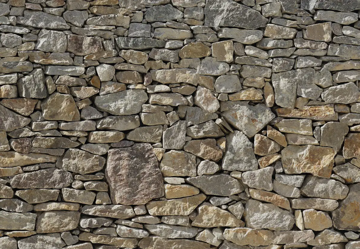 Komar Fototapete Stone Wall 368 x 254 cm   