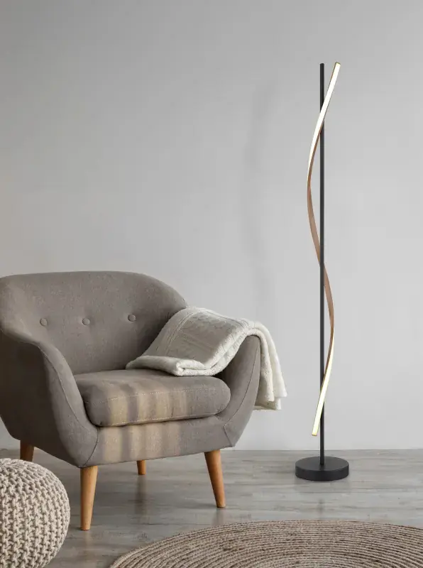 Globo Stehleuchte Watkins 20 x 150,7 cm Ø x H schwarz warmweiß