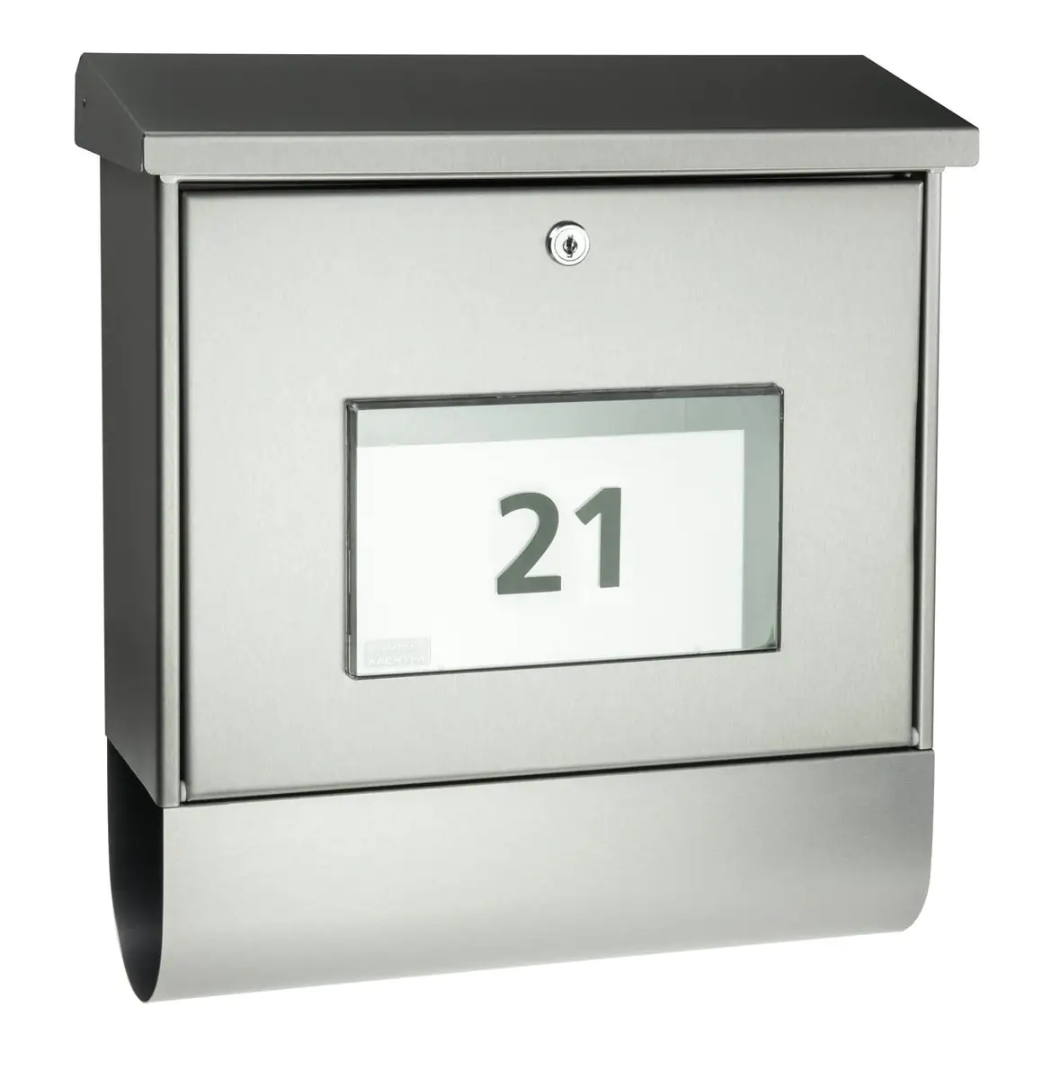 Burg Wächter Briefkasten Malaga silber 42.1 x 37.7 x 11.5 cm