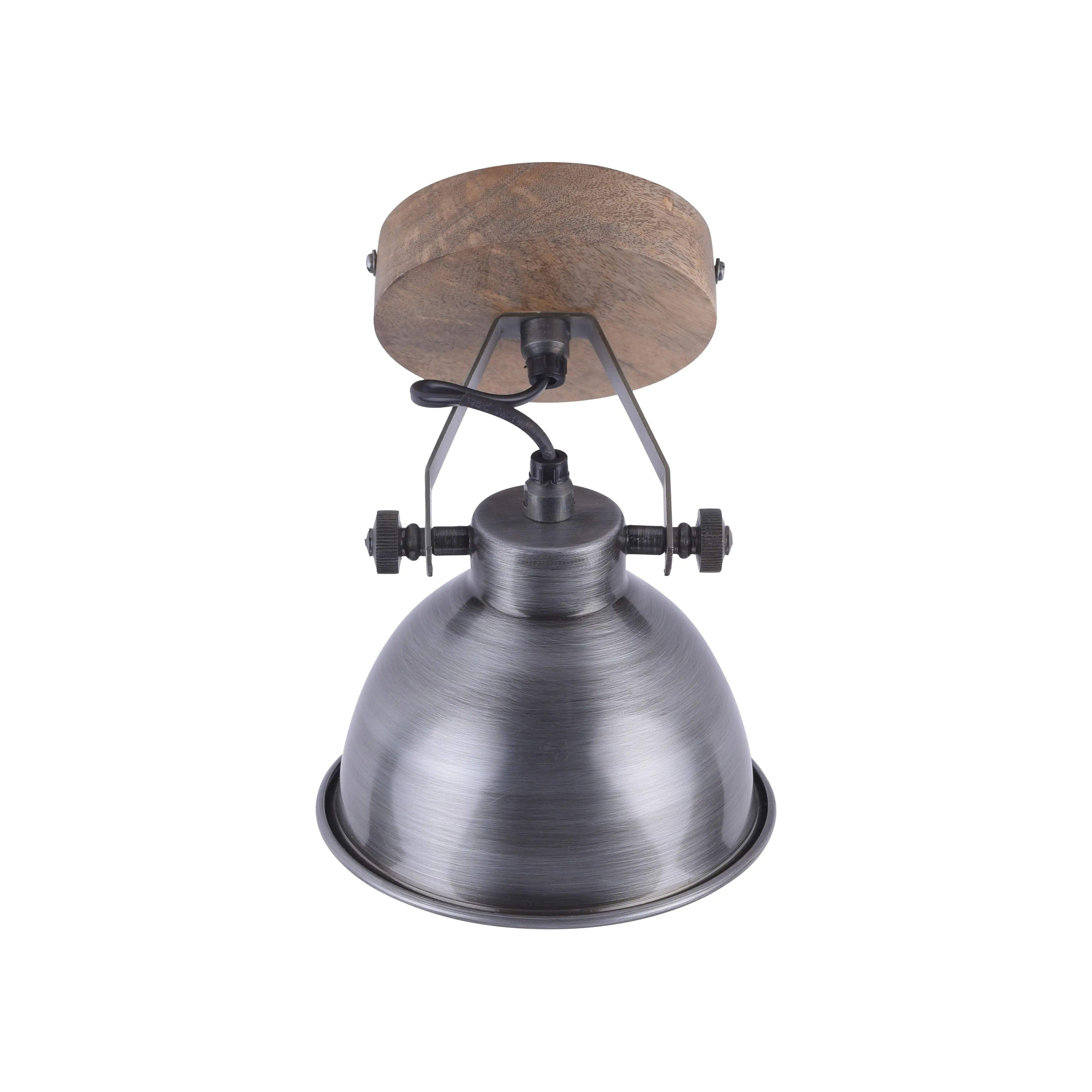 JustLight 1er Spot Samia eisen 21,5 x 15 cm E14, max. 40 W