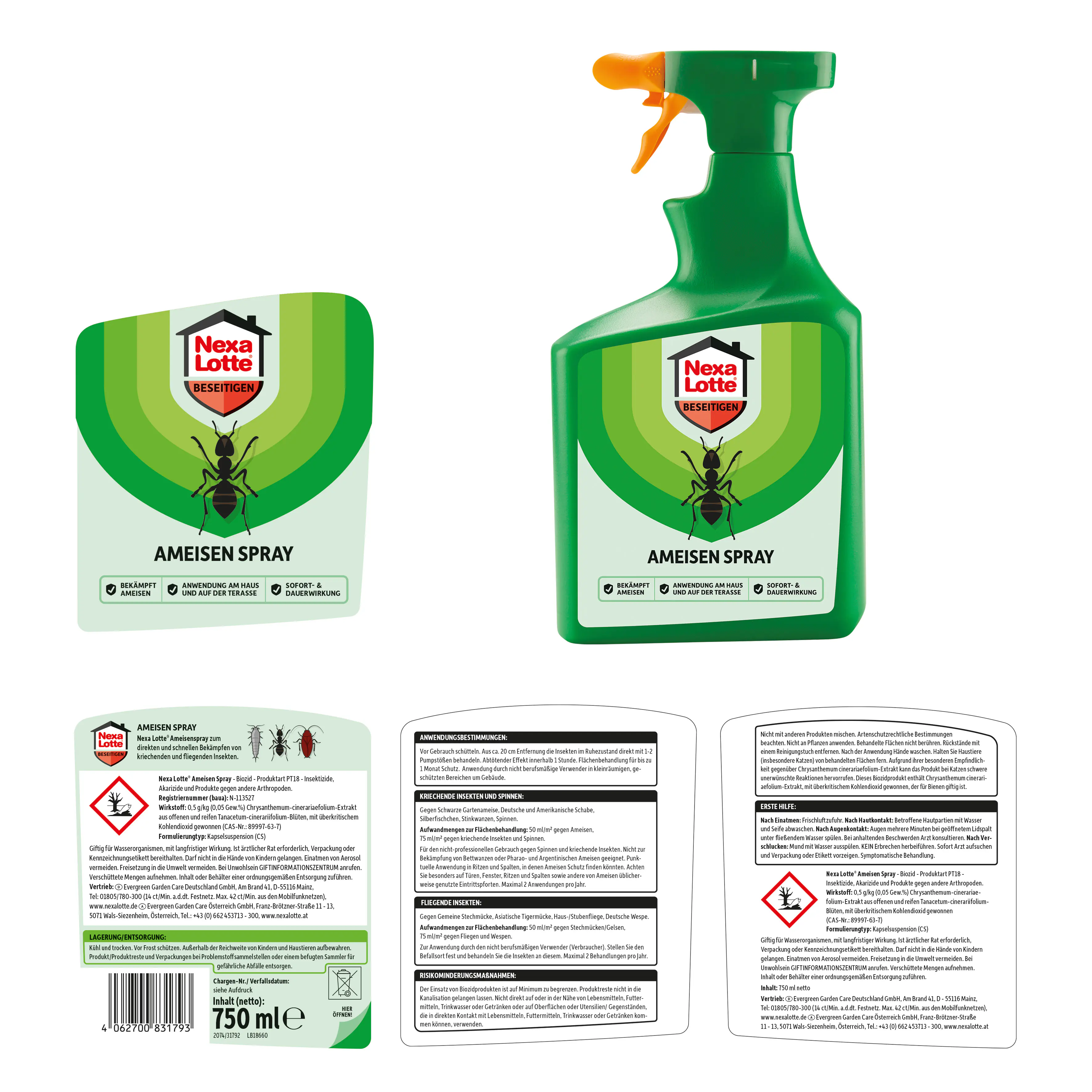 Nexa Lotte Ameisenspray 750 ml