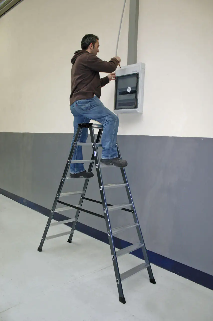 Krause Aluminium-Doppelleiter MONTO SePro D 3,30 m