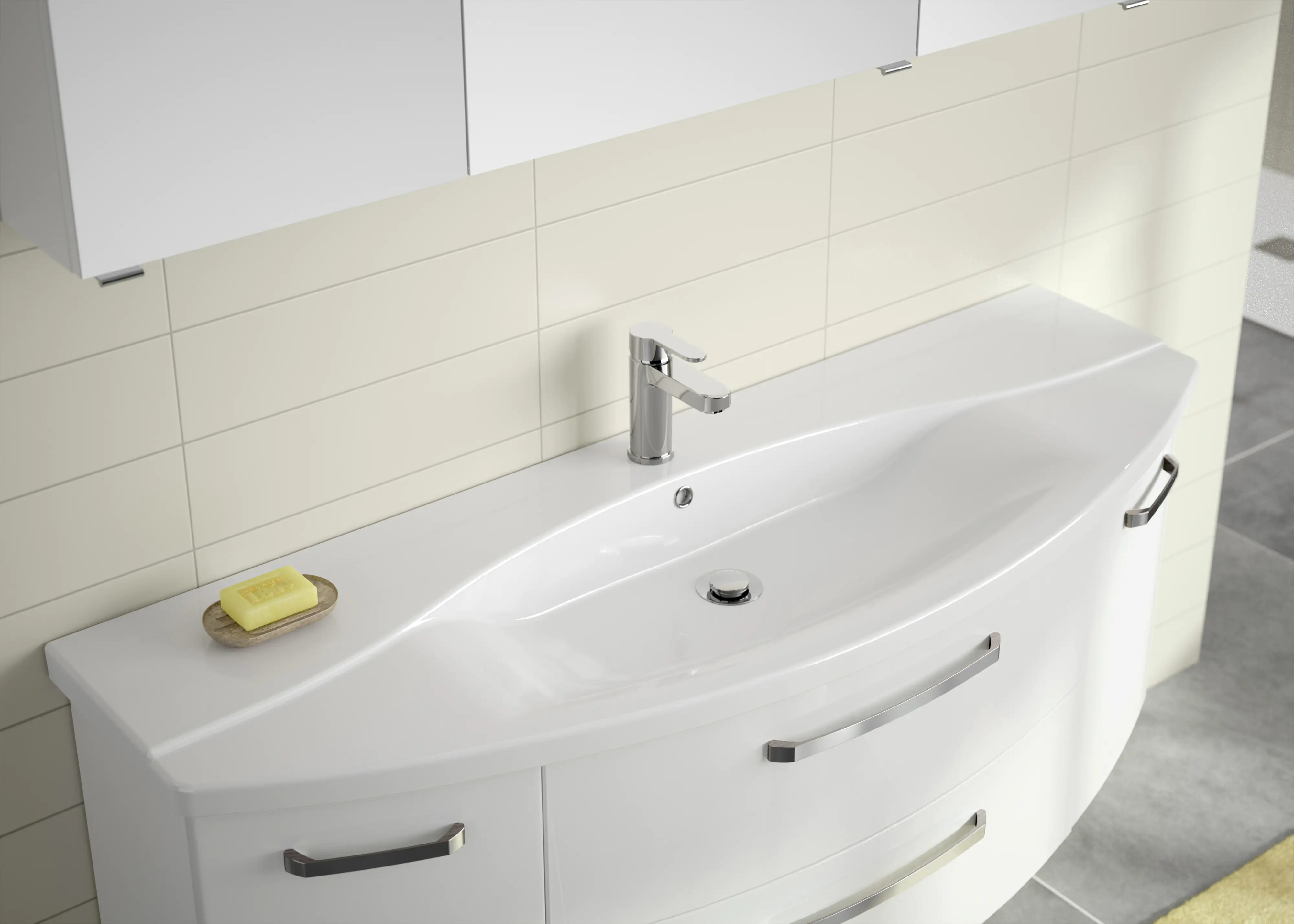 Pelipal Waschtischunterschrank Fokus 4010 mit Keramikwaschtisch