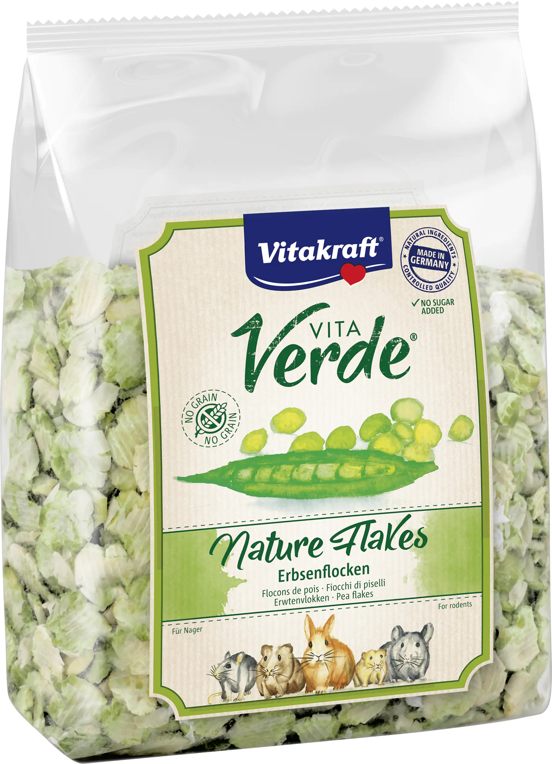 Vitakraft V.Verde Nature Flakes Erbse 500 g