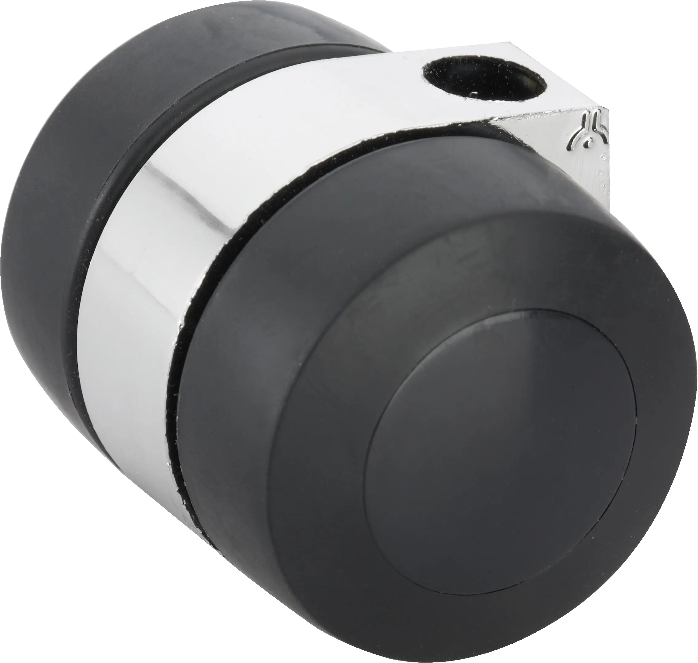 Design-Doppelrolle Ø 45 mm für normale Böden Tragkr. 55 kg