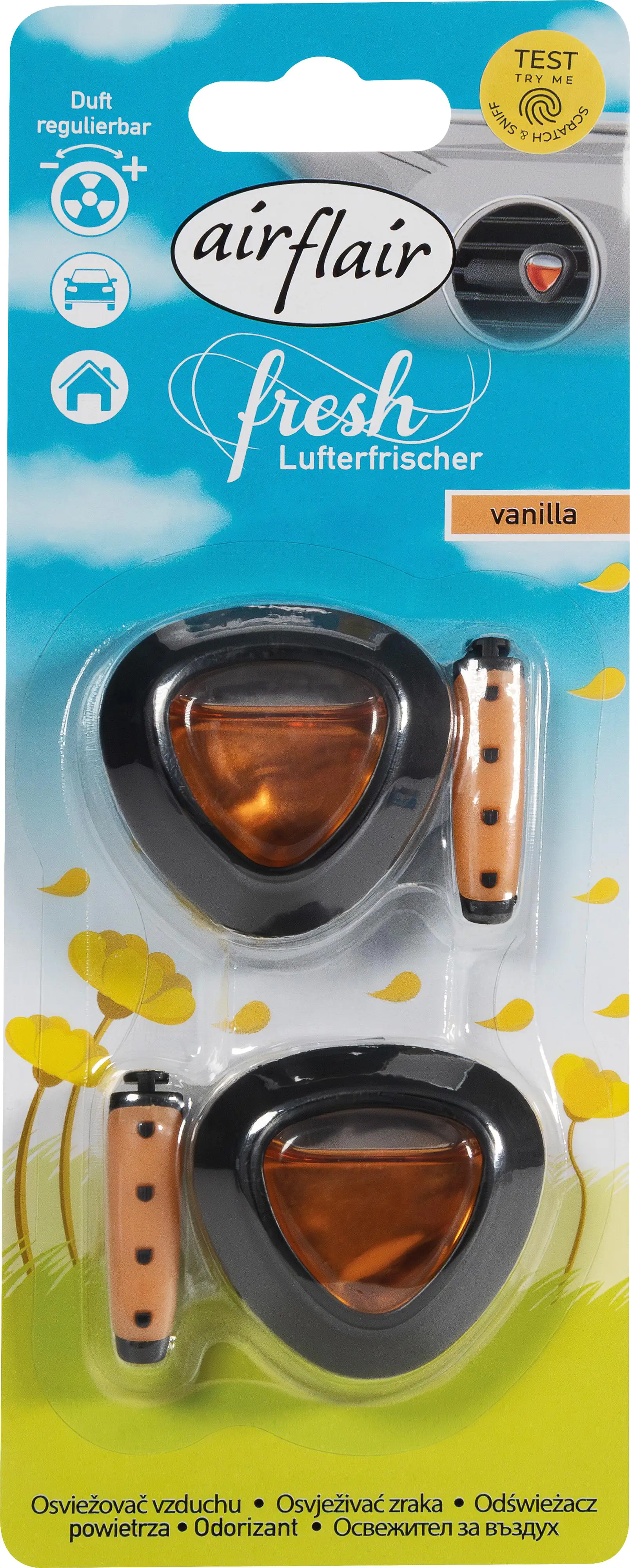 airflair Lufterfrischer Clip Double Diffusor Vanille airflair Lufterfrischer Clip Double Diffusor Vanille