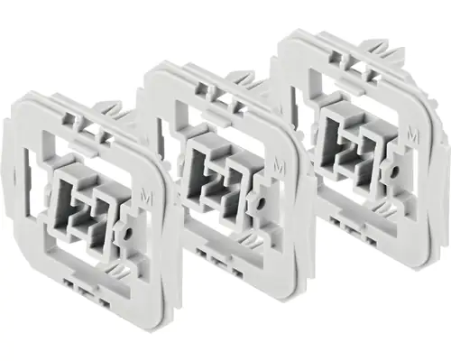 4057749657923_1 Bosch Smart Home Merten Adapter 3er Set, für Licht & Rollladensteuerung