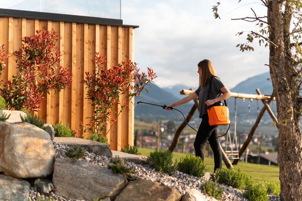 Stocker Geyser Elektro-Sprühgerät Thalia, mit Trageriemen, 6 L, Li-Ion, 2 bar