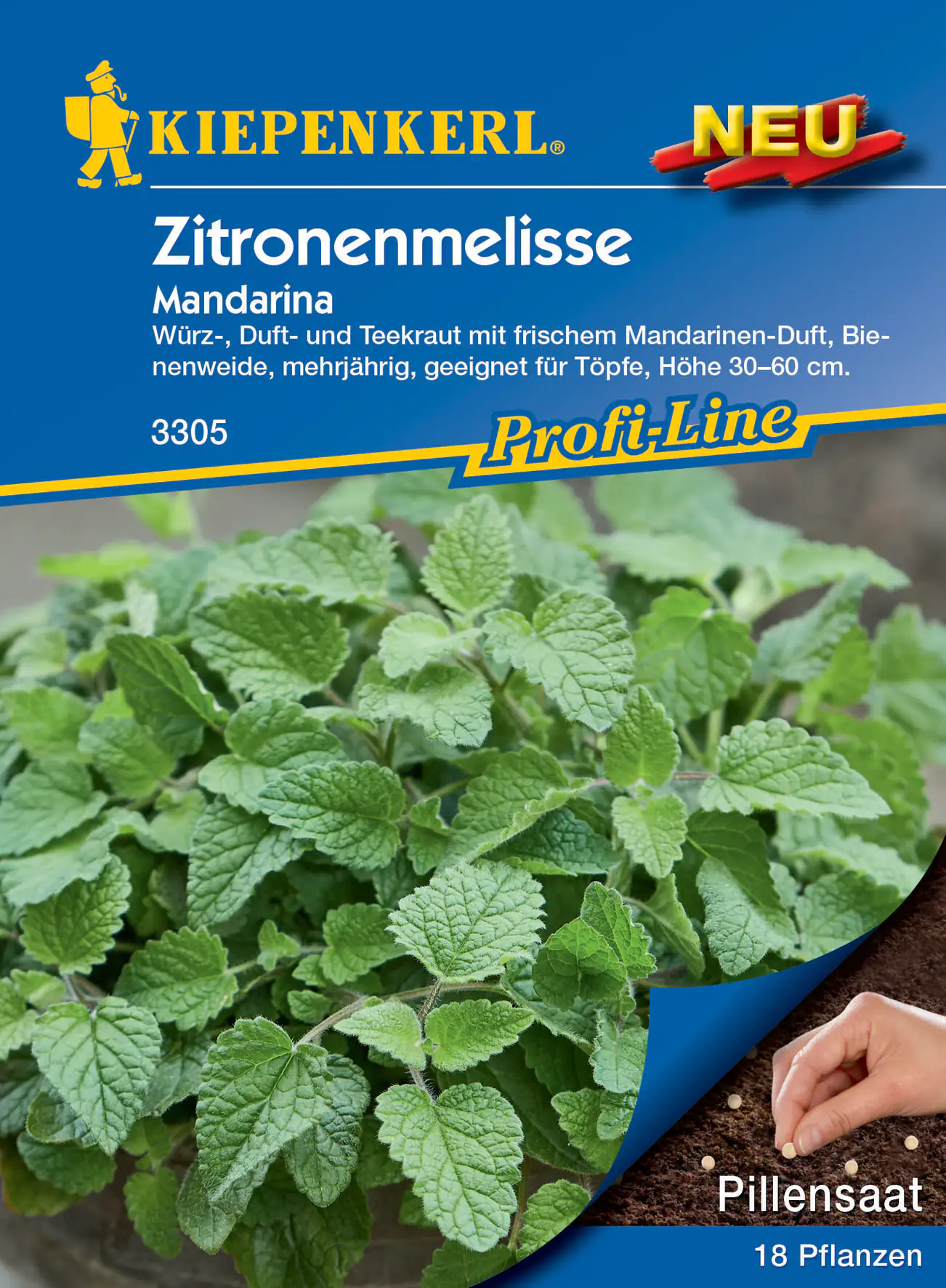 Kiepenkerl Zitronenmelisse Mandarina Pillensaat Kiepenkerl Zitronenmelisse Mandarina Pillensaat