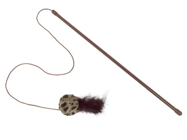 4033766669125 Nobby Katzenangel mit Rasselball und Federn