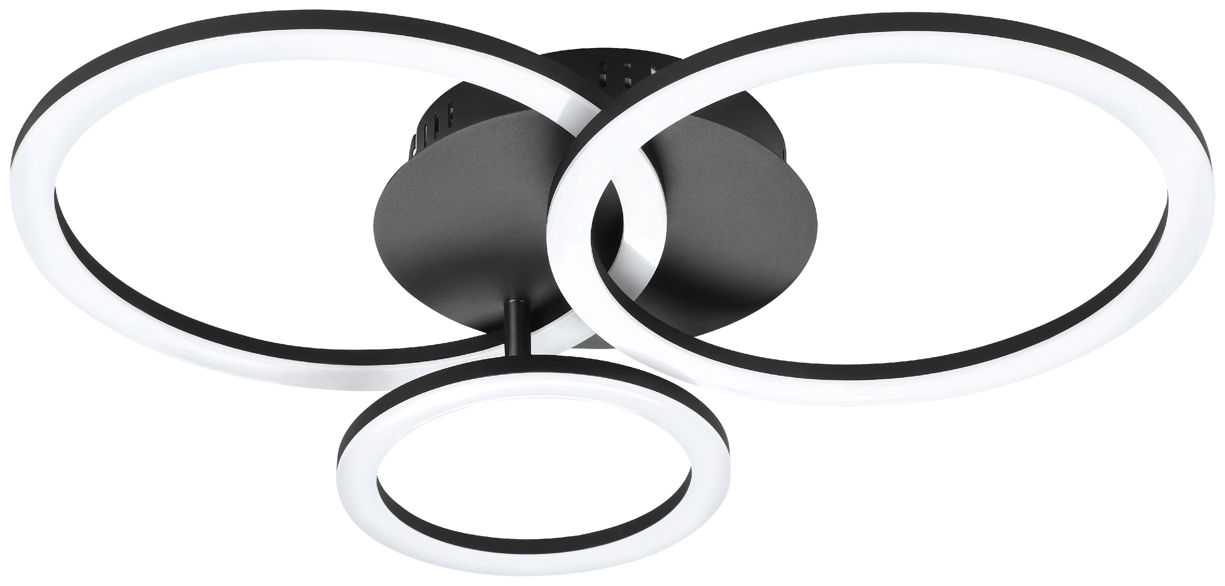 Eglo Connect LED Deckenleuchte Parrapos-Z schwarz 54,5 x 44,5 cm Eglo Connect LED Deckenleuchte Parrapos-Z schwarz 54,5 x 44,5 cm