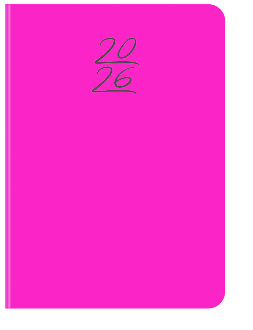 Korsch Taschenkalender Wochentimer Colour 2026 pink