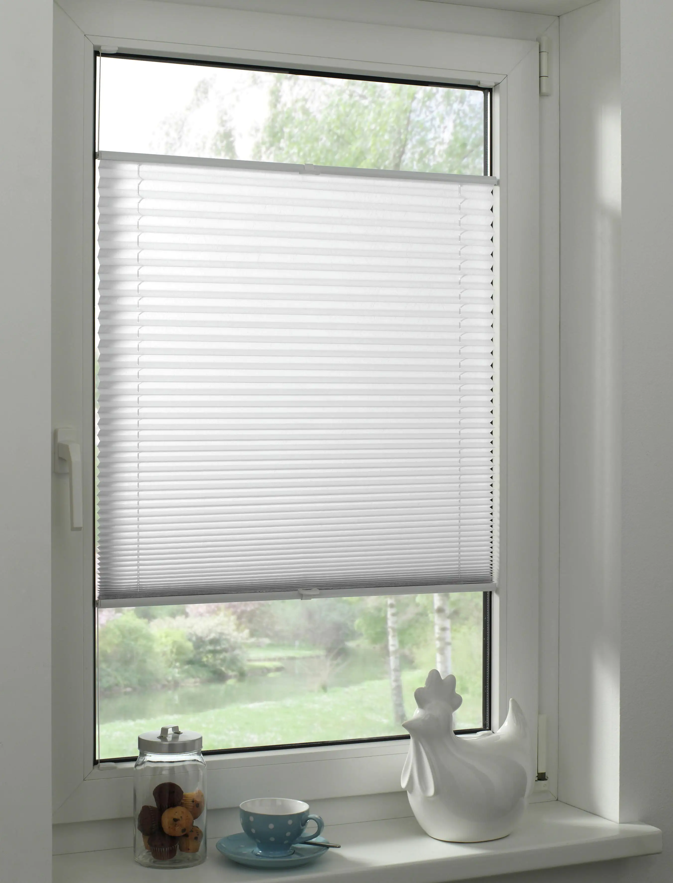 Gardinia Plissee weiß Concept