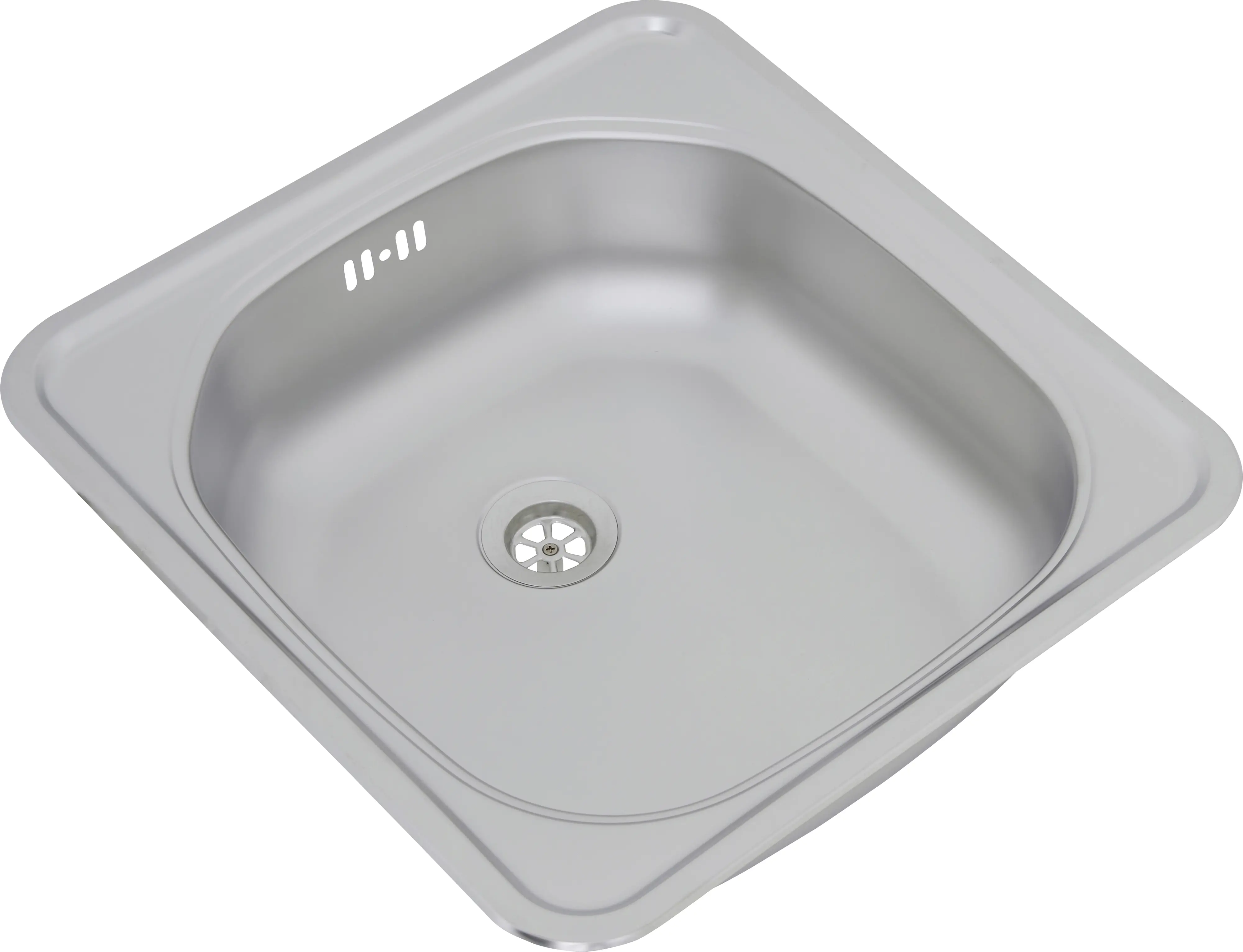 respekta Einbauspüle 1 Becken DALLAS Single 46,5 x 43,5 cm 46,5 x 43,5 cm