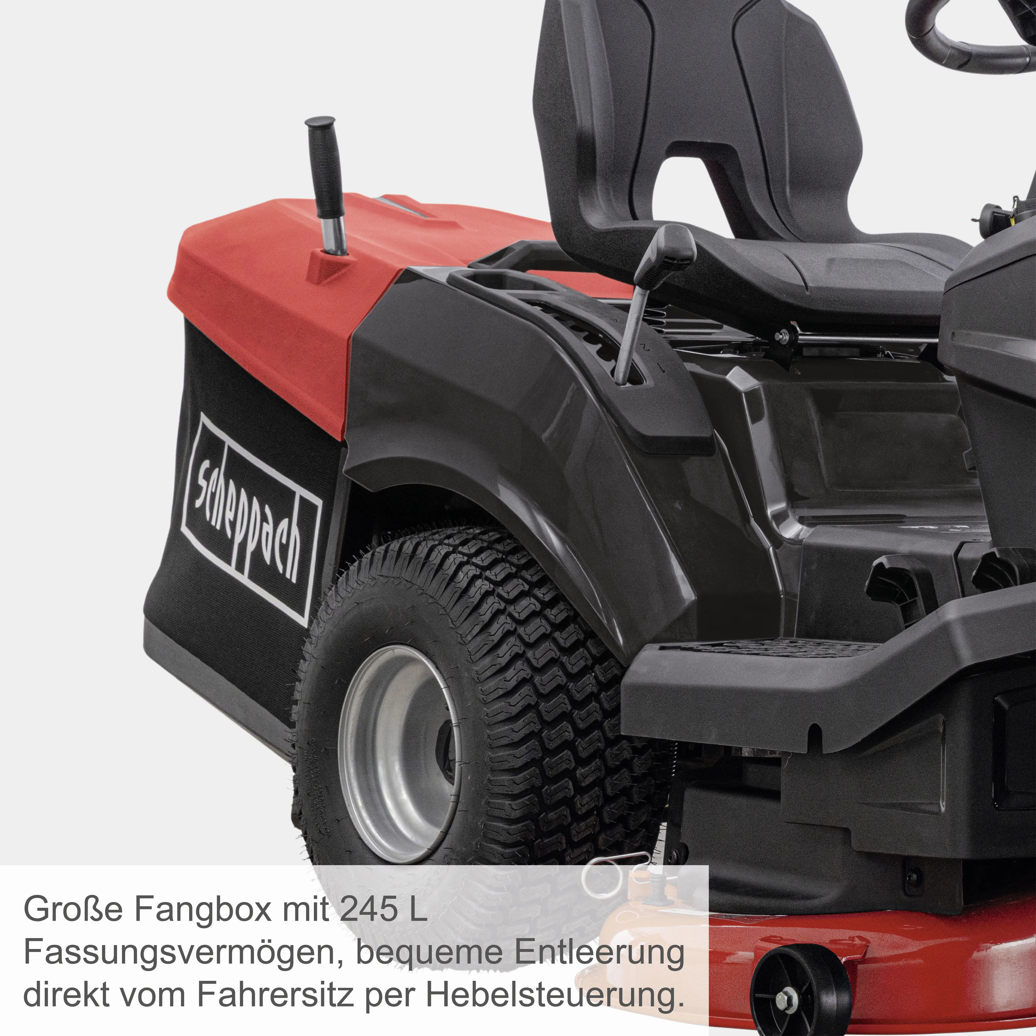 Scheppach Benzin Rasentraktor TMR452-98C-RD 98 cm Schnittbreite