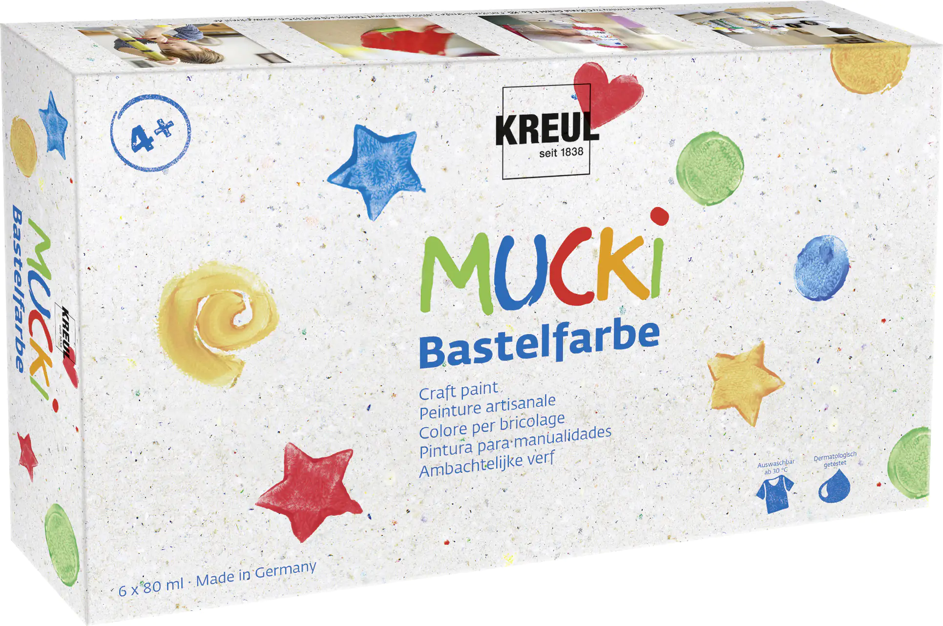 Kreul Bastelfarbe 6er Set 80 ml Kreul Bastelfarbe 6er Set 80 ml