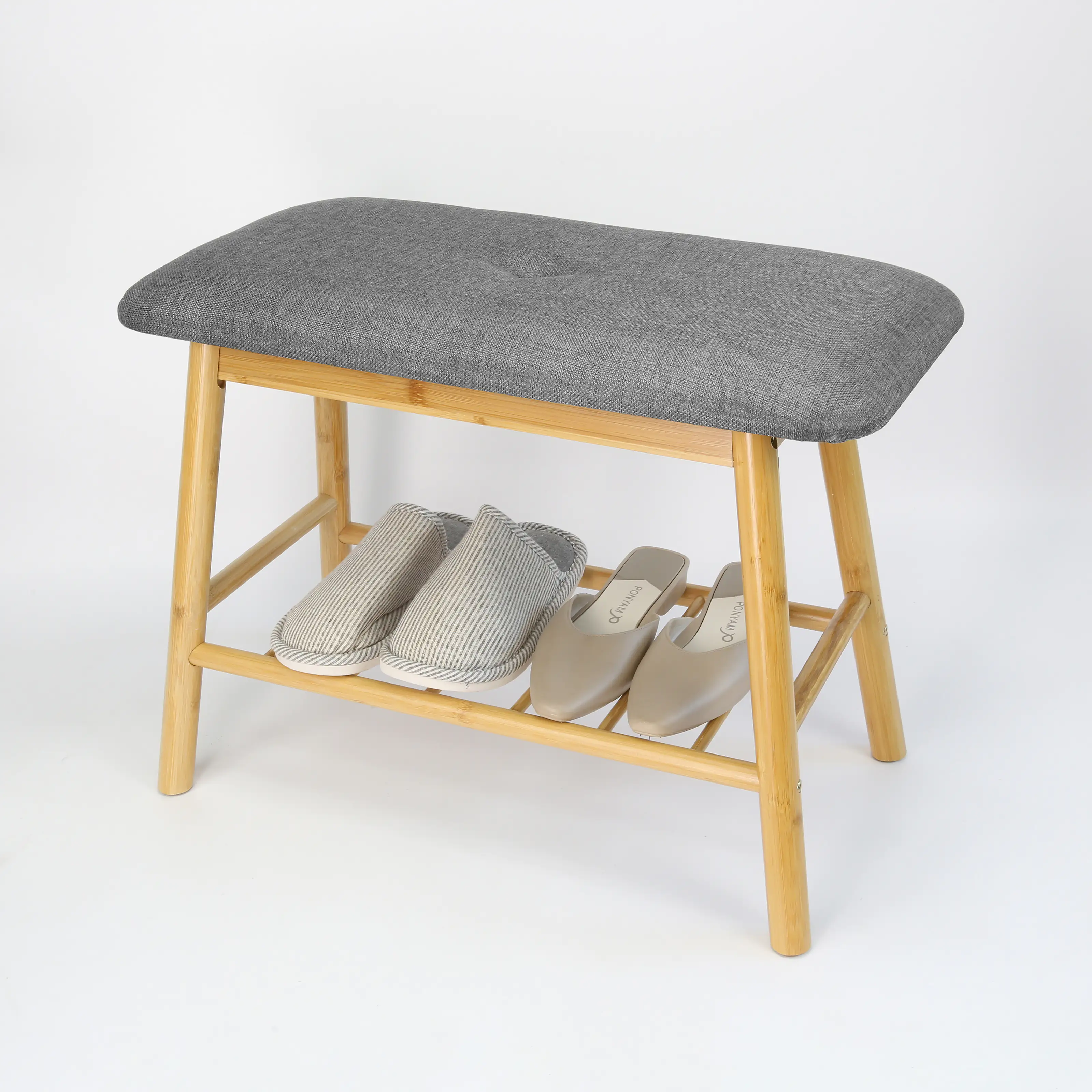 TrendLine Bambus Bank 60 x 30 x 45 cm