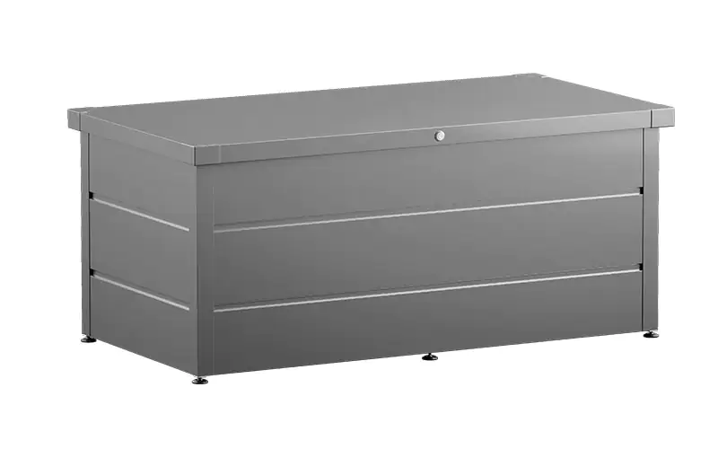EcoStar Gartenbox Elegant 1620, 166 x 87,4 x 72,6 cm, alugrau EcoStar Gartenbox Elegant 1620, 166 x 87,4 x 72,6 cm, alugrau