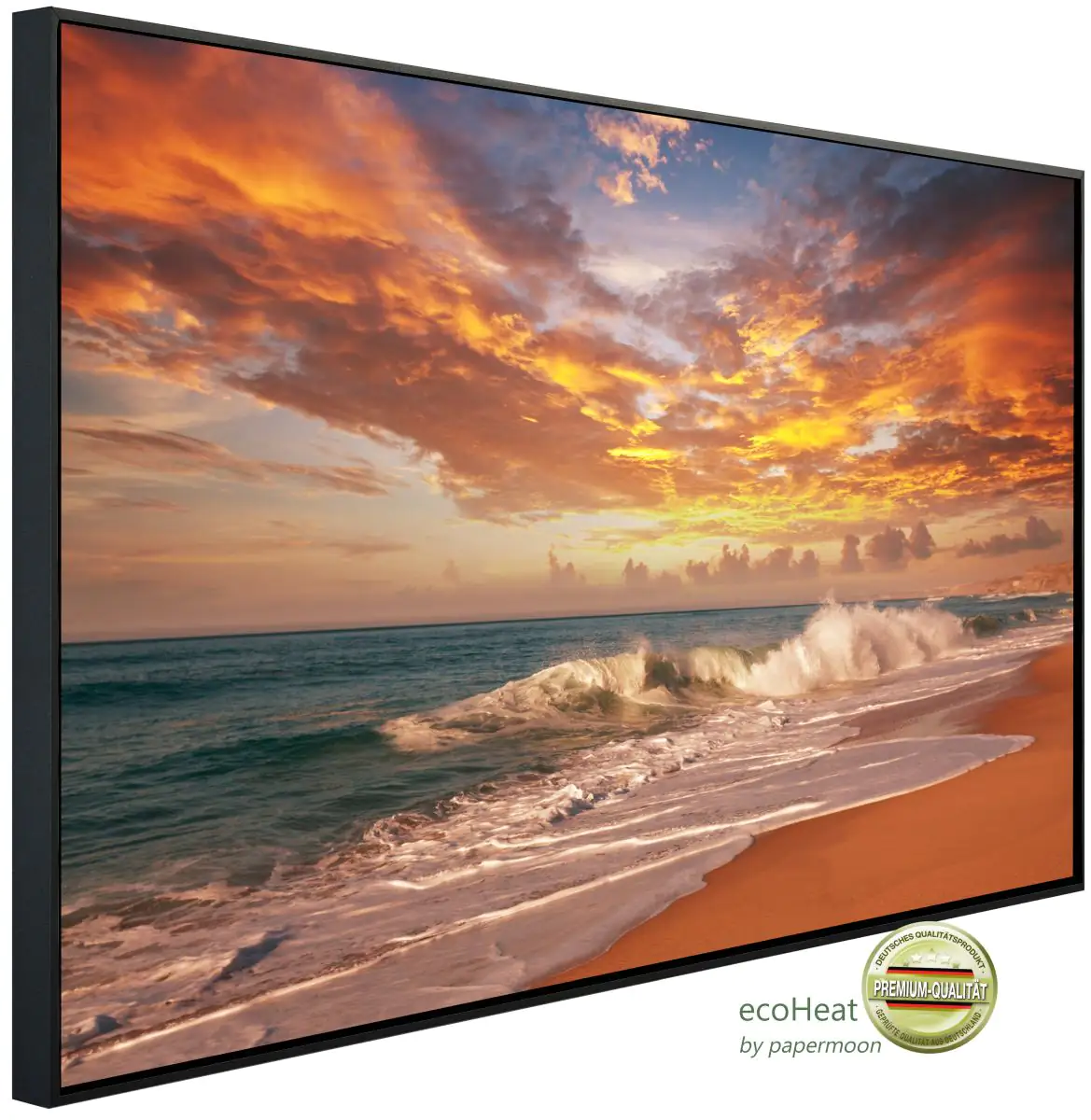 papermoon Infrarotheizkörper EcoHeat 60x120 cm 1000 Watt, Sonnenuntergang