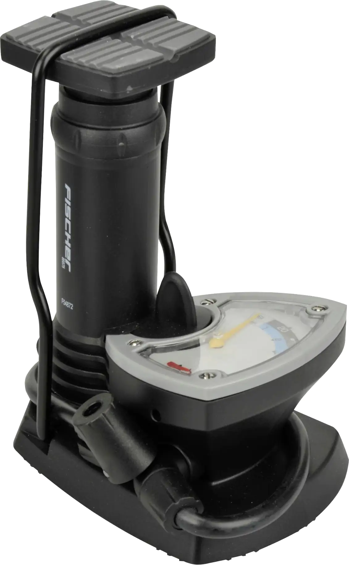 Fischer Standfußpumpe mit Manometer Fischer Standfußpumpe mit Manometer