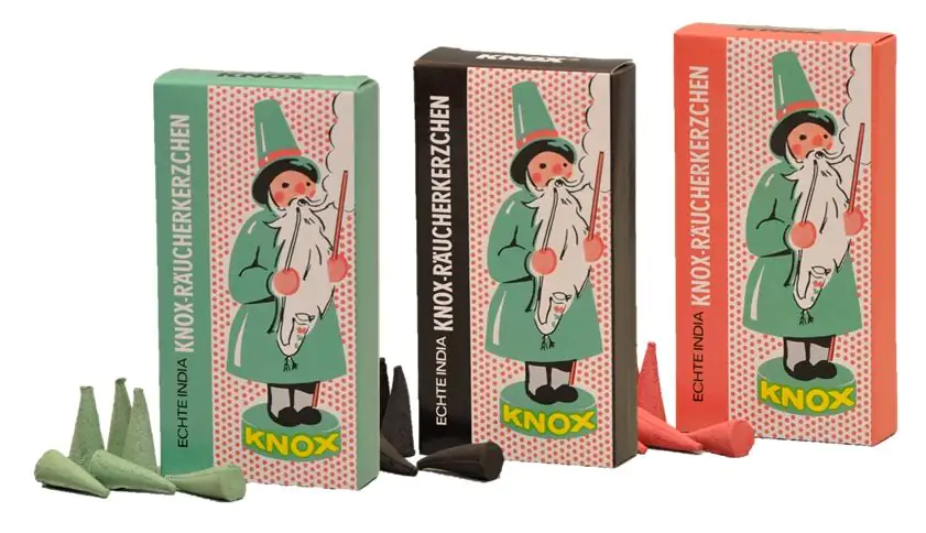 Knox Räucherkerzen - Ostalgie-Design 24 Stück