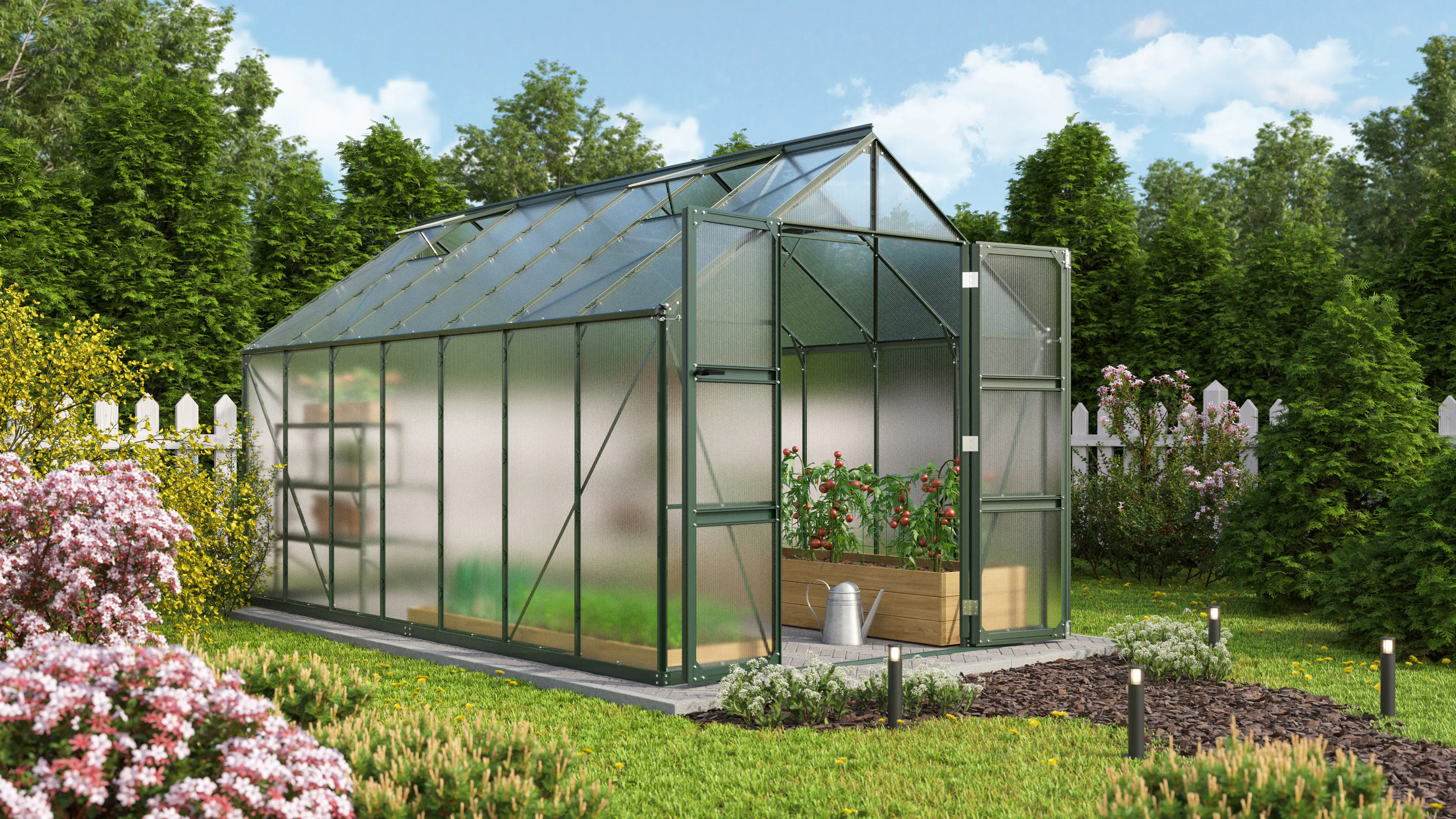 Vitavia Gewächshaus Domus 11500 257 x 448 cm 6 mm HPK