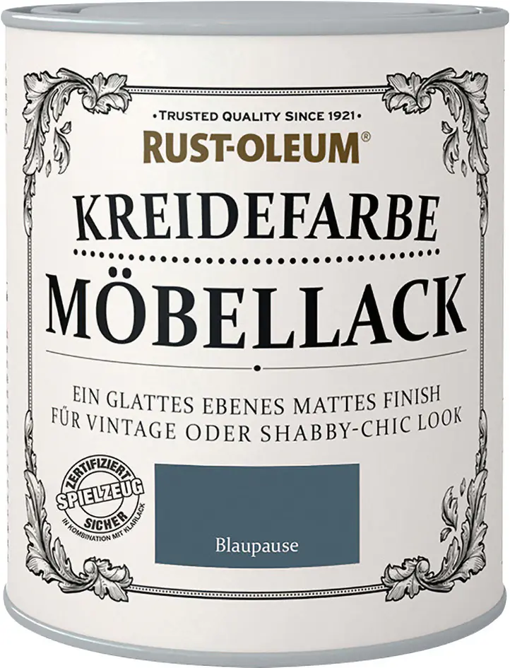 Rust-Oleum Kreidefarbe Möbellack 125 ml blaupause