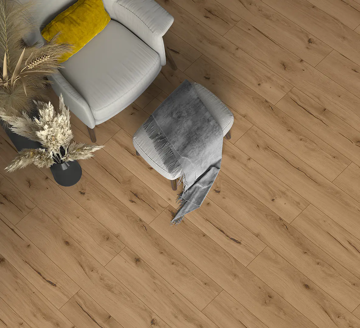 Classen Designboden HydroClick 128,5 x 19,2 cm 9 mm Wildeiche  Classen Designboden HydroClick 128,5 x 19,2 cm 9 mm Wildeiche