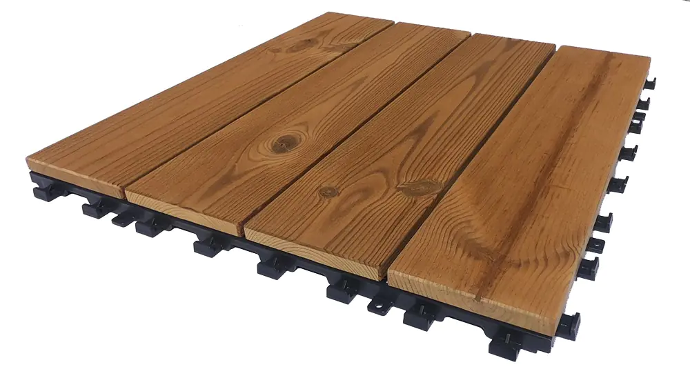 ONEK Klickfliese Holz natur Smartdeck 40 x 40 x 2,5 cm 1 Stück ONEK Klickfliese Holz natur Smartdeck 40 x 40 x 2,5 cm 1 Stück